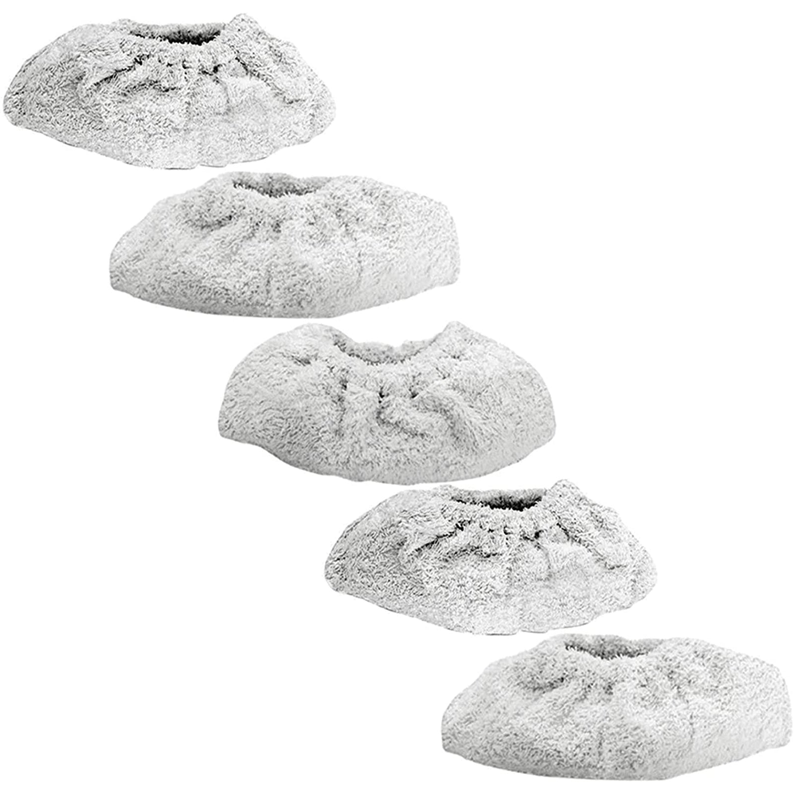 Floor Pads + Upholstery Tool Pads for KARCHER EASYFIX SC1 SC2 SC3 SC4 SC5 Series Steam Cleaner (2 x Floor, 5 x Upholstery)