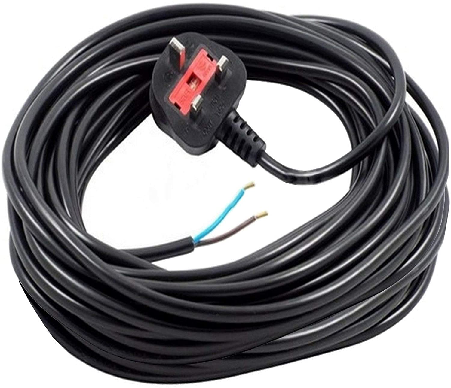 XL Extra Long Universal 12M Metre Mains Power Cable Lead for Power Tools Drill Sander Planer (UK Plug)