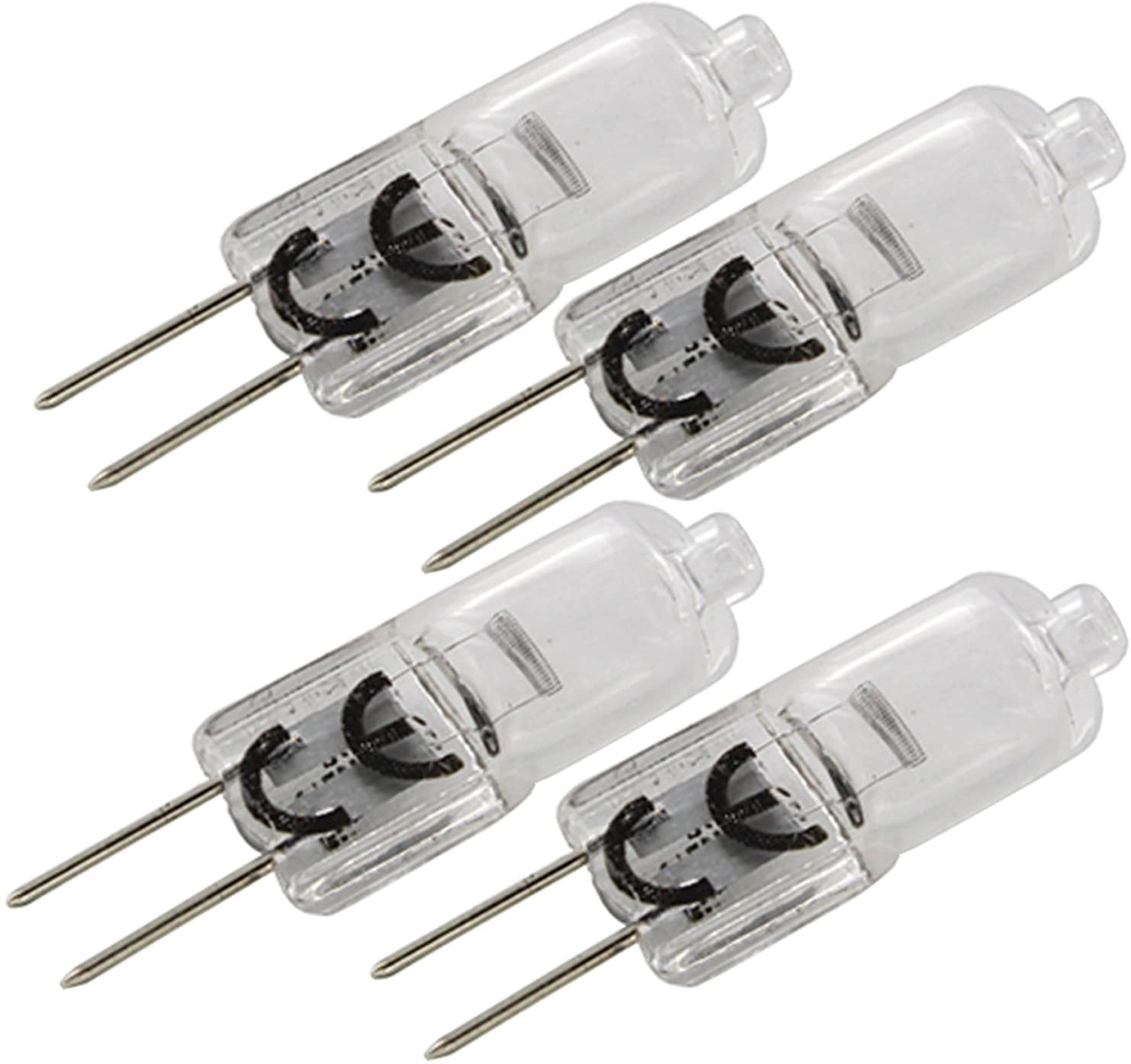 UNIVERSAL Cooker Hood Halogen Light Bulb (20w, G4 / 2 Pin) Pack of 4