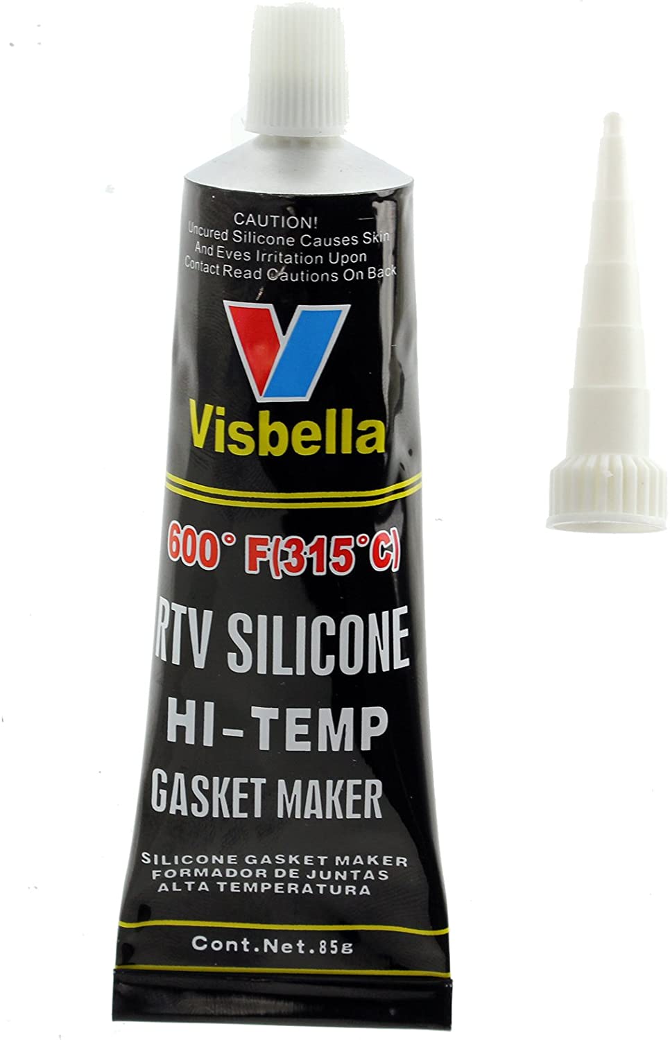Visbella Glue Sealant High Temperature Seal Heat Resistant Silicone Hi Temp Exhaust