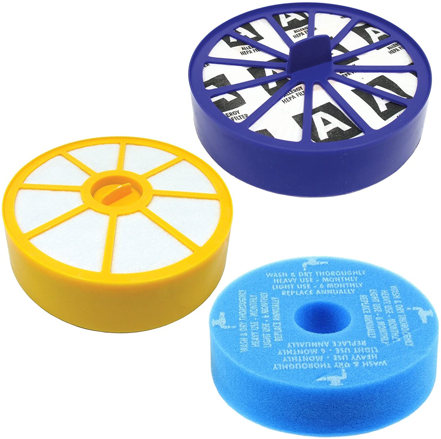 Filters Set + Clutched Brush Bar + Soleplate Base Plate for Dyson DC14 Vacuum Allergy Washable Pre & Post Motor HEPA Filter