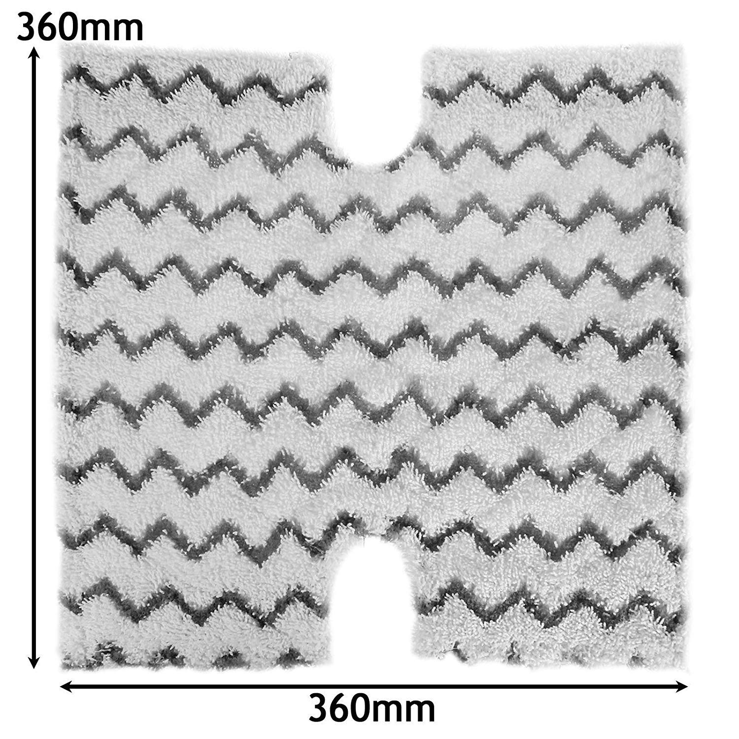 Cover Pads for SHARK Steam Cleaner Mop Klik n Flip Lift Away Pro Genuis (Pack of 4) + 2 x 500ml Detergent