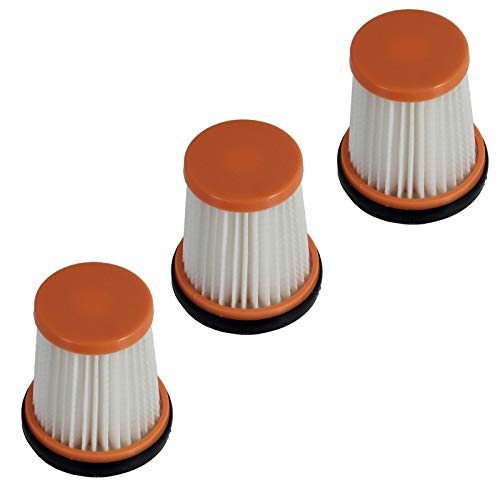 Cone HEPA Filter for Shark WV200 WV201 WV205 WV220 WV251 Vacuum Cleaner (Pack of 3)