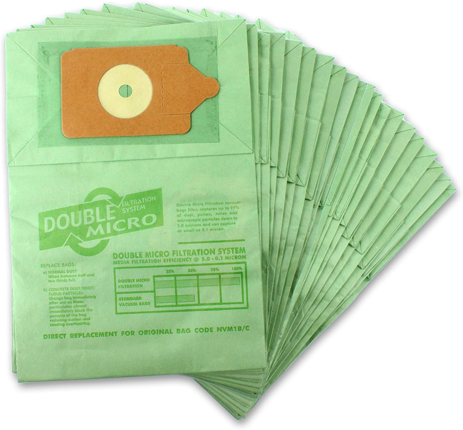 Paper Dust Bags for Numatic Henry XTRA HVX200a HVX-200 Vacuum Cleaner (Pack of 20)