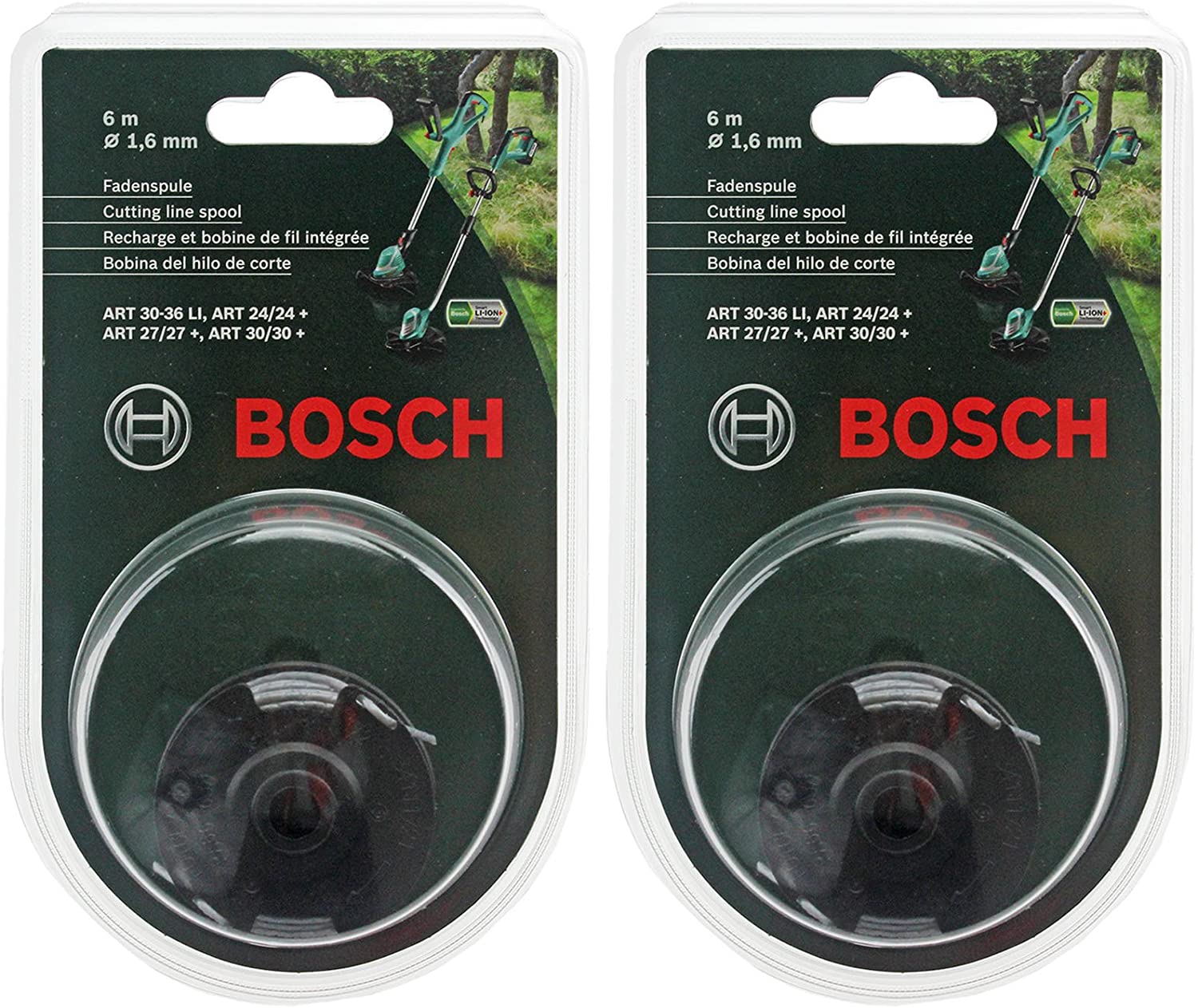 Bosch ART 24 27 30 30-36 LI Genuine Strimmer Trimmer Cutting Line Spool Feed 12m 1.6mm - F016800351