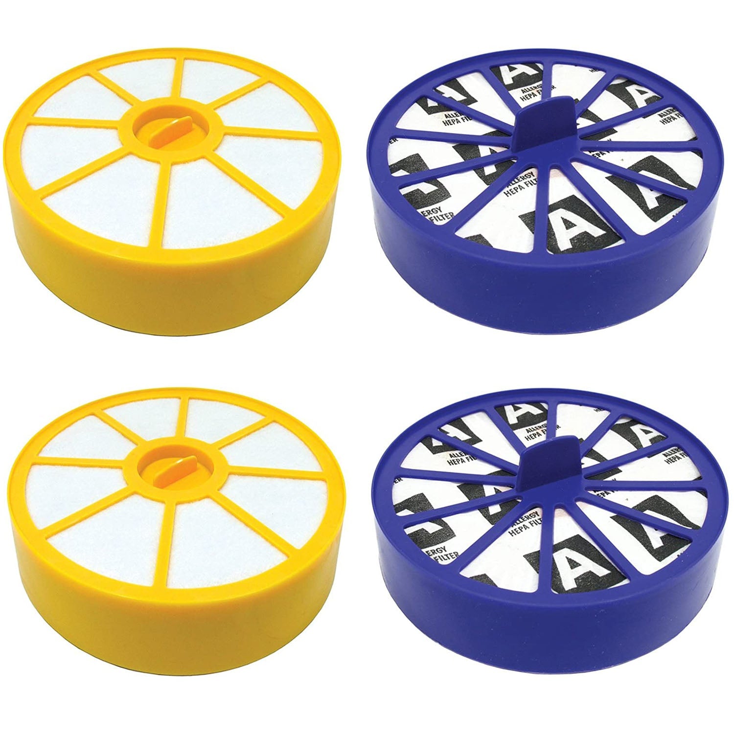 Washable Pre & Post Motor Allergy HEPA Filter for Dyson DC14 Vacuum Cleaner (Pack of 2)