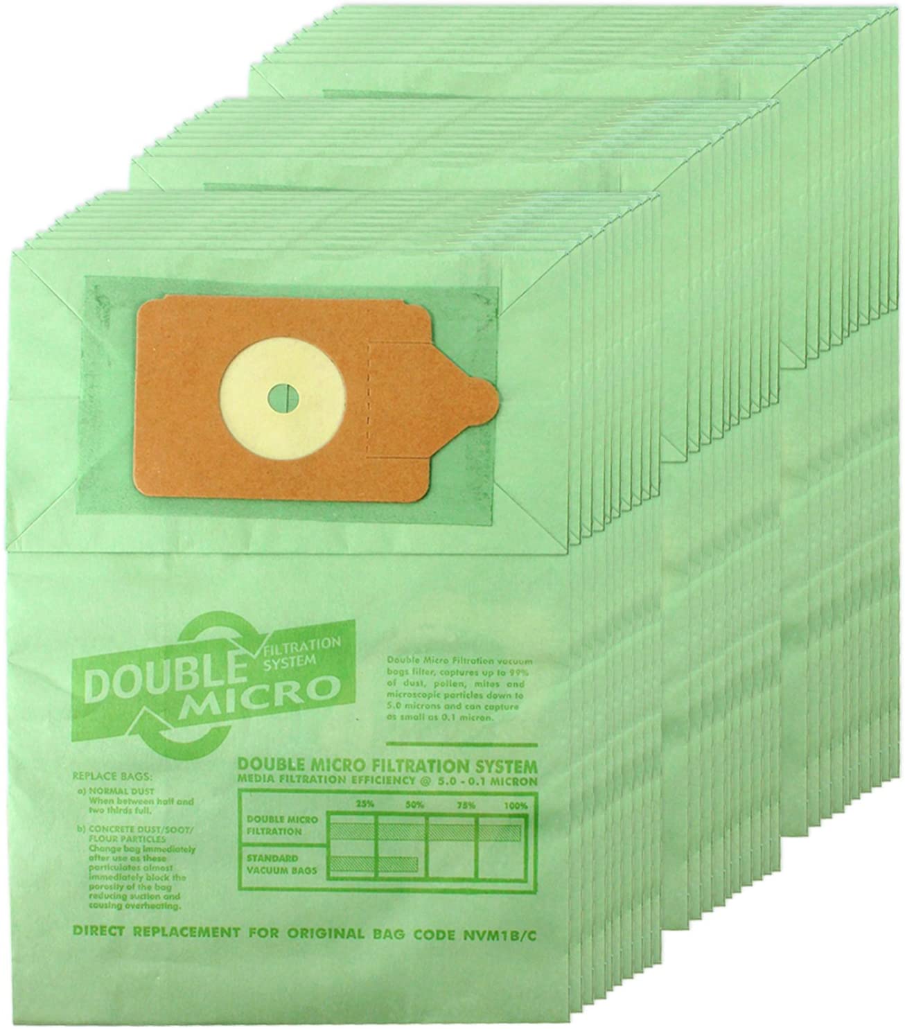 Paper Dust Bags for Numatic Henry Henry Hetty James Vacuum Cleaner (Pack of 30)