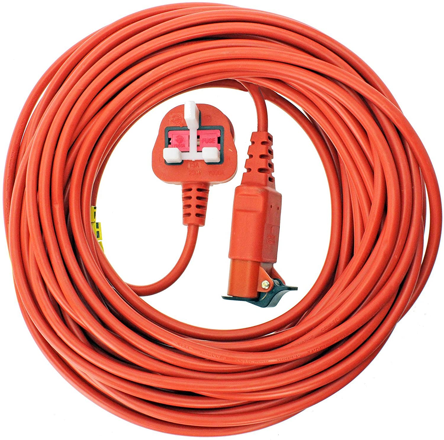 20m Orange Cable for Flymo / Bosch Lawnmower