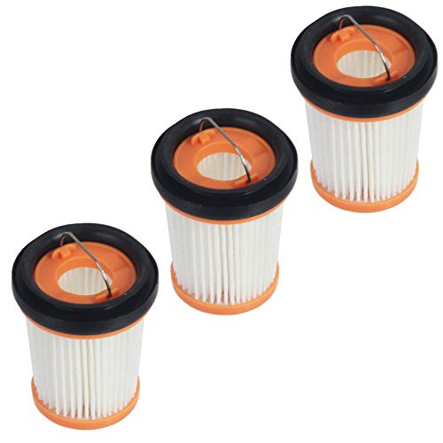 Cone HEPA Filter for Shark WV200 WV201 WV205 WV220 WV251 Vacuum Cleaner (Pack of 3)