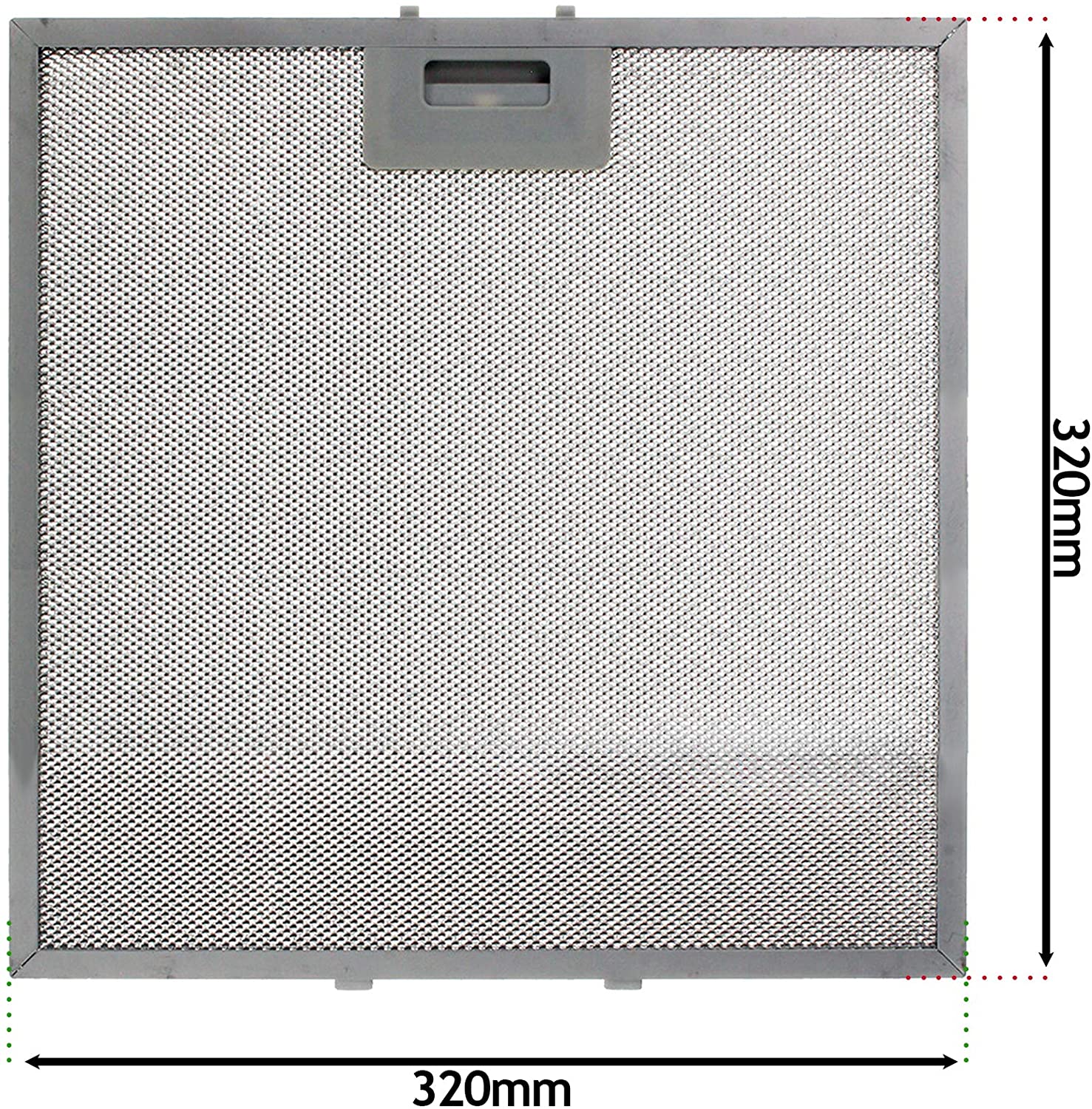 Grease Filter for ELICA Cooker Hood (320mm x 320mm) Pack of 2