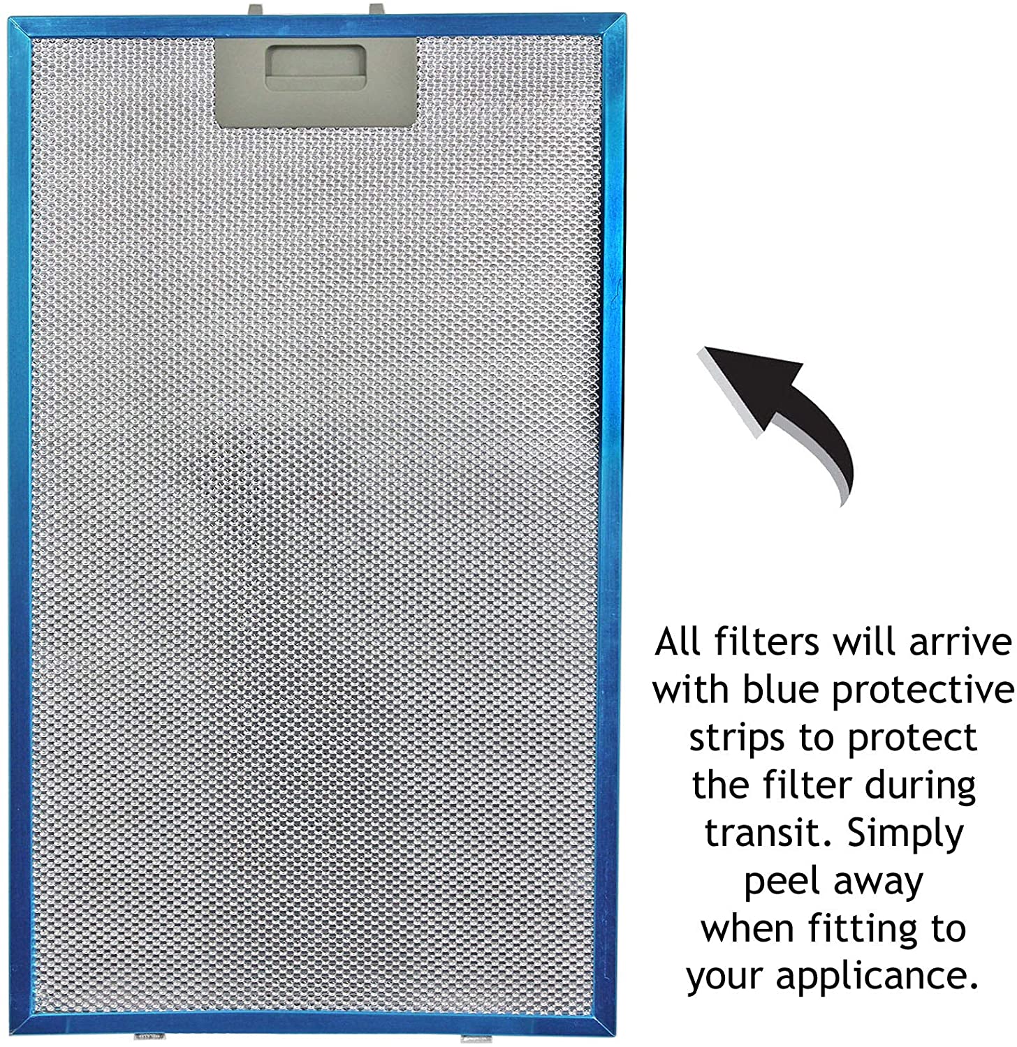 Cooker Hood Filter for Howdens Lamona LAM2501 Metal Mesh Grease Extractor Vent (460 x 260mm)
