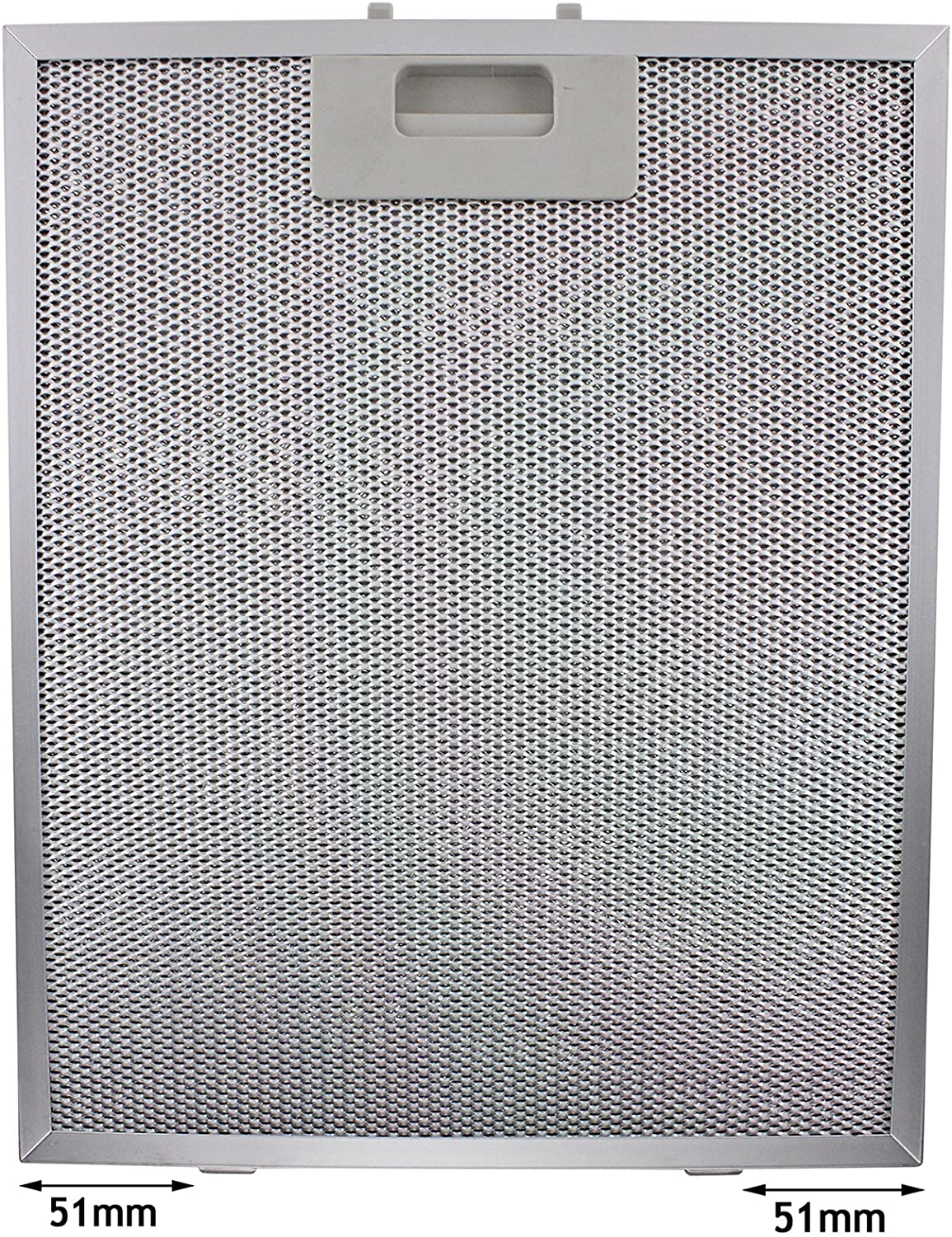 Cooker Hood Extractor Metal Grease Mesh Filter (Silver, 320 x 260mm, Pack of 2)