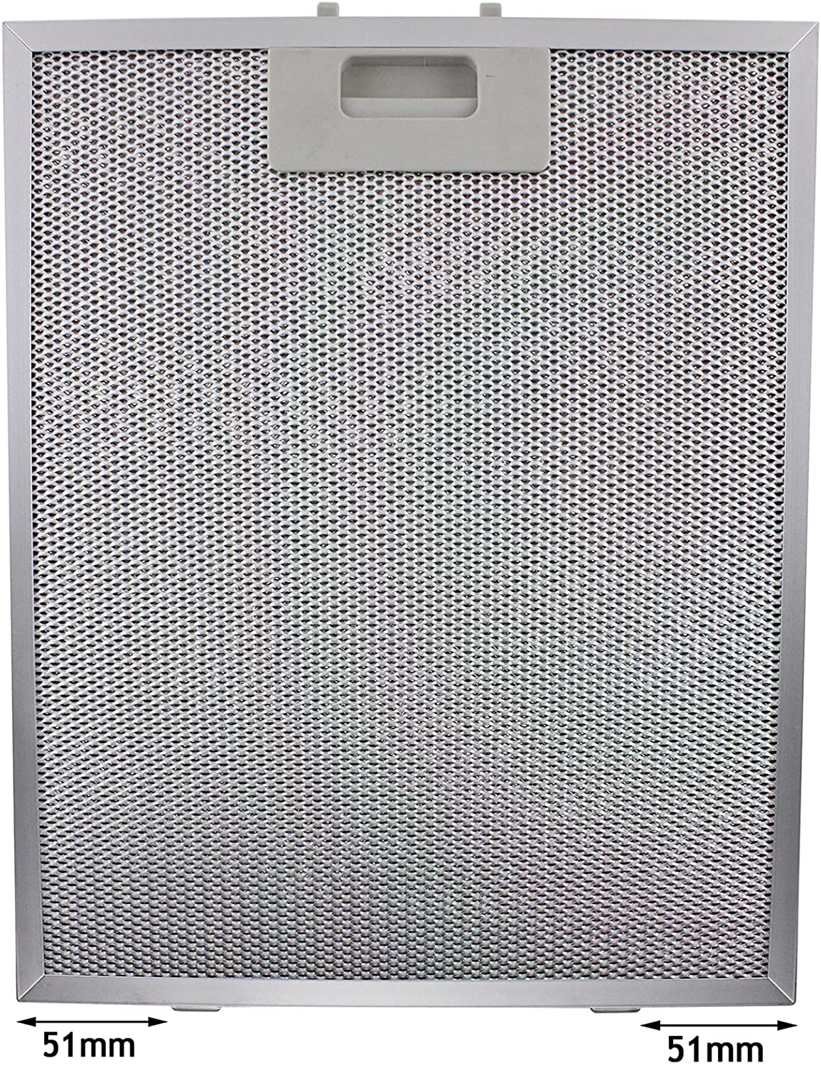 Cooker Hood Extractor Metal Grease Mesh Filter (Silver, 320 x 260mm)