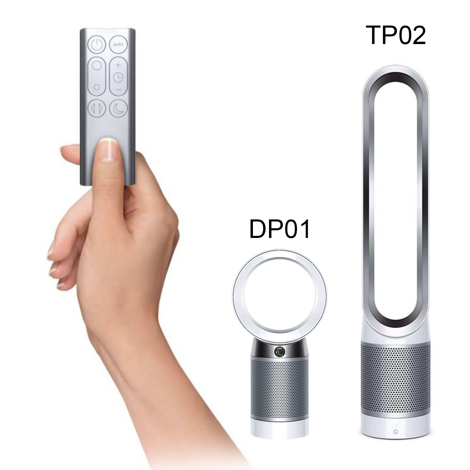 Dyson Remote Control TP02 DP01 Purifier Pure Cool Link Tower Fan Silver 96740001