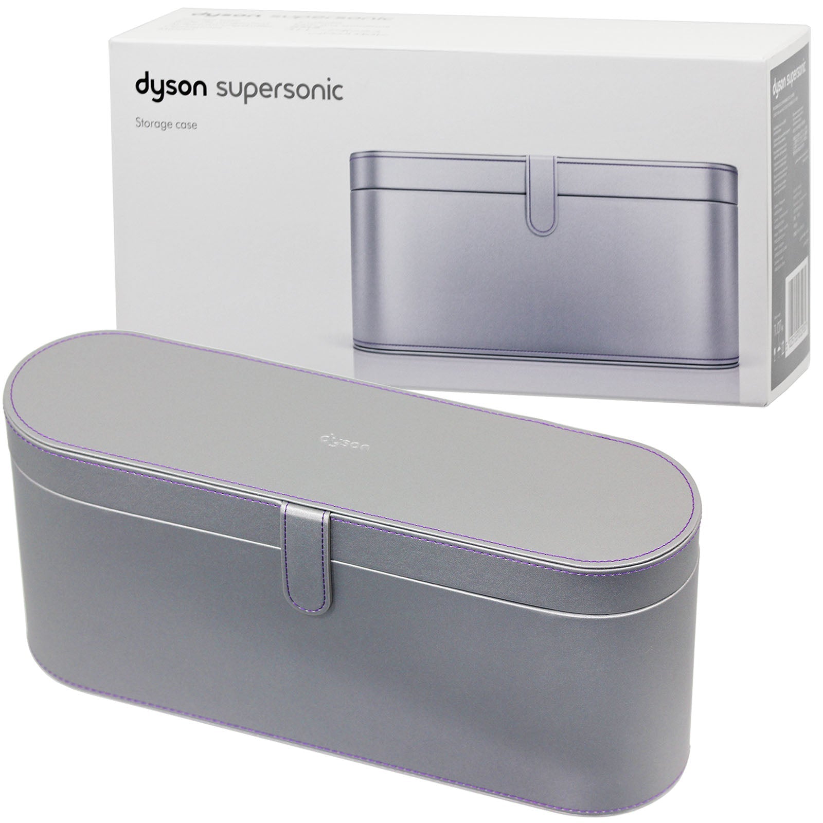 DYSON Supersonic™ Hair Dryer Box Travel Storage Presentation Case (Silver)