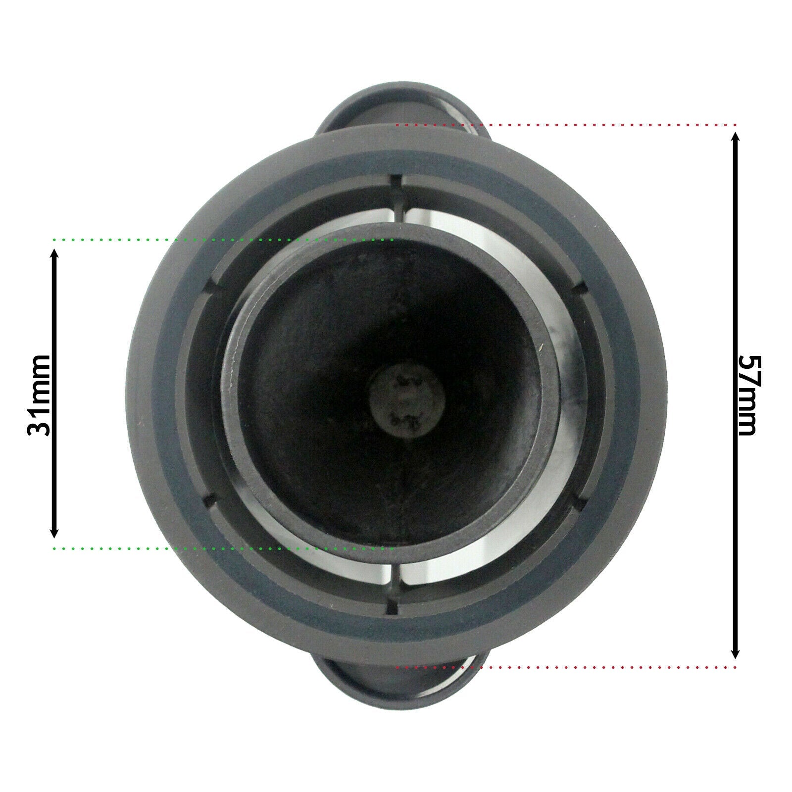 DYSON Supersonic™ Hair Dryer Box Travel Storage Presentation Case (Black) + Smoothing Nozzle