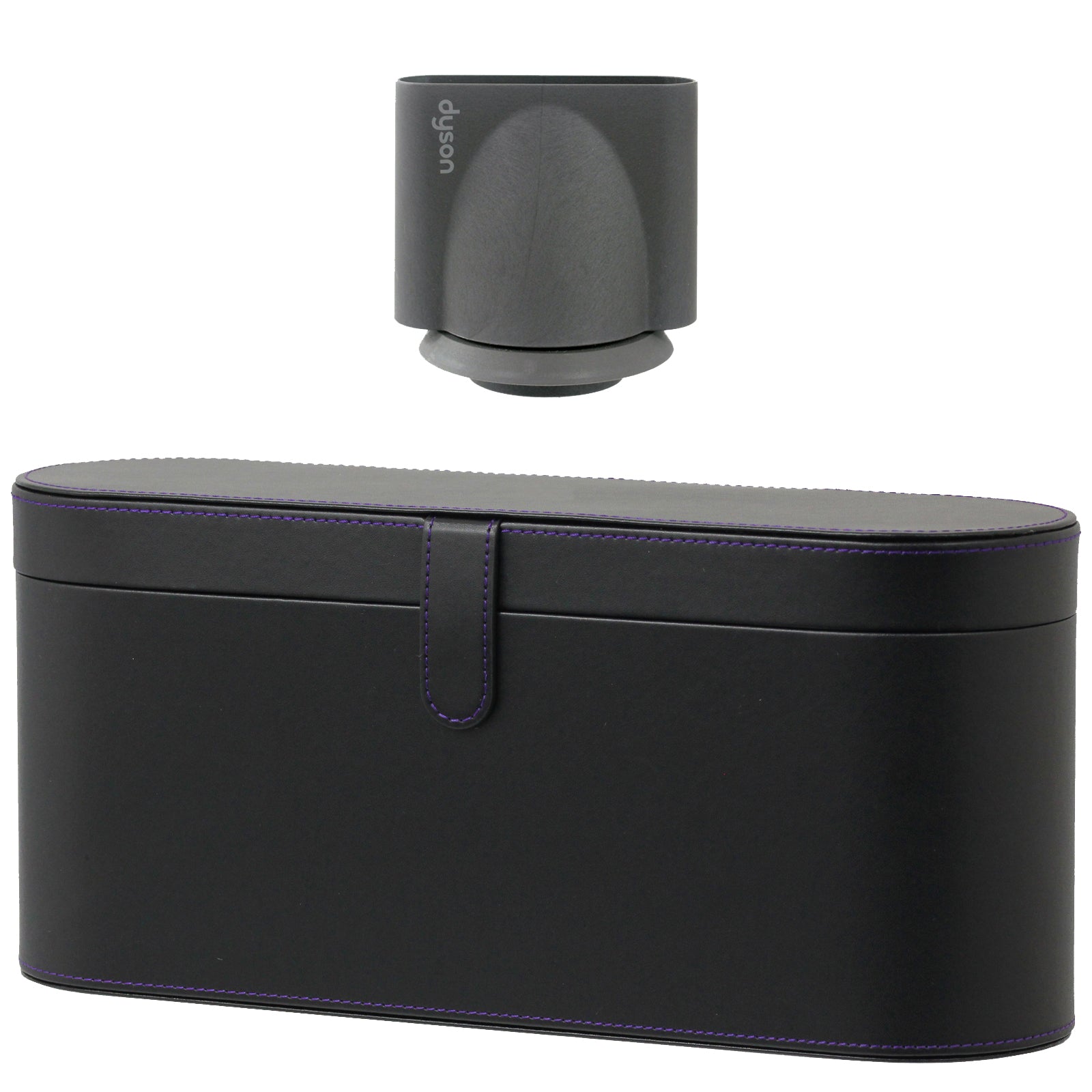 DYSON Supersonic™ Hair Dryer Box Travel Storage Presentation Case (Black) + Smoothing Nozzle