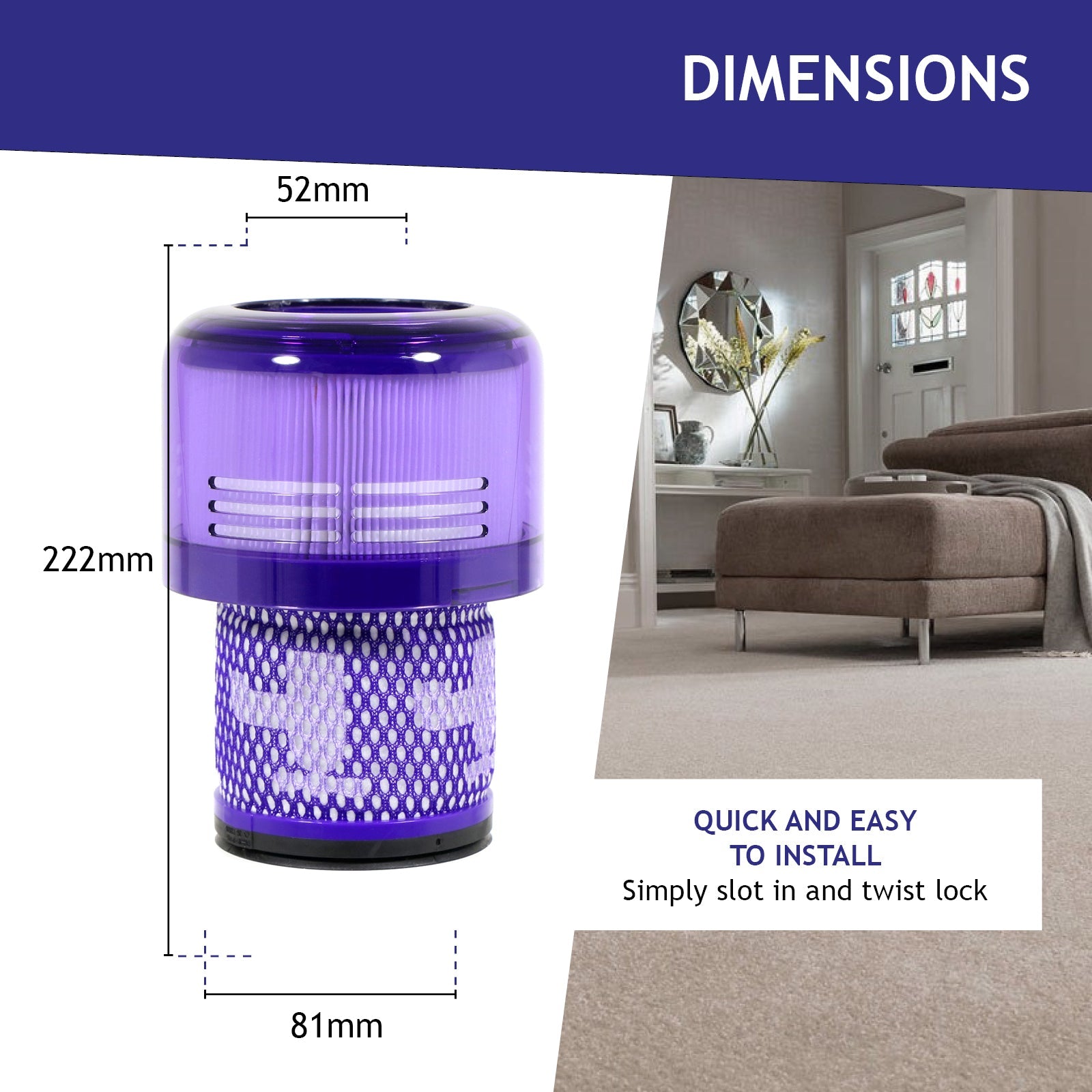 DYSON V11 Filter Genuine SV14 Vacuum Cleaner Cyclone Filter 970013-02