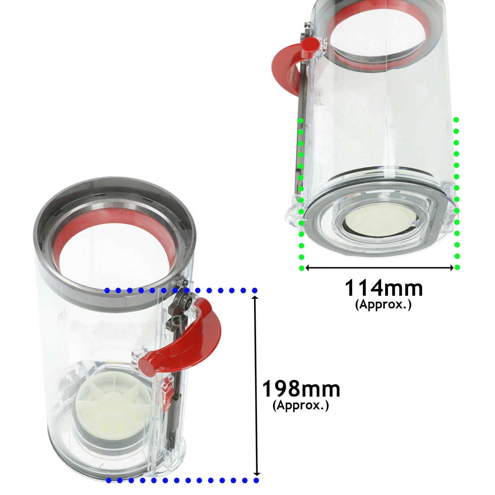 Dyson V11 Vacuum Bin Dust Dirt Container SV14 Cordless Cleaner 970050-01