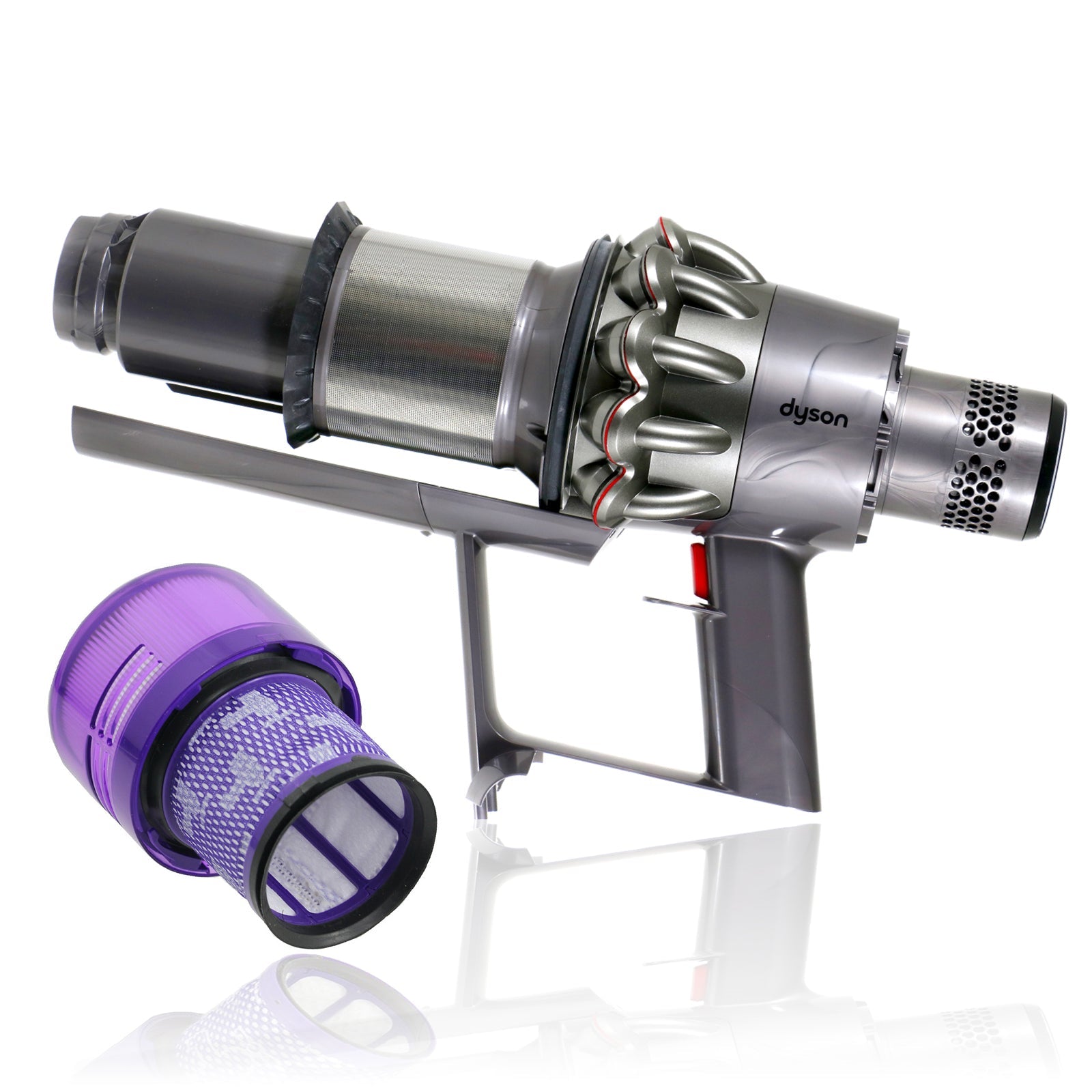 DYSON V11 Main Body Cyclone Vacuum Replacement in Nickel SV14 970142-01 + Filter