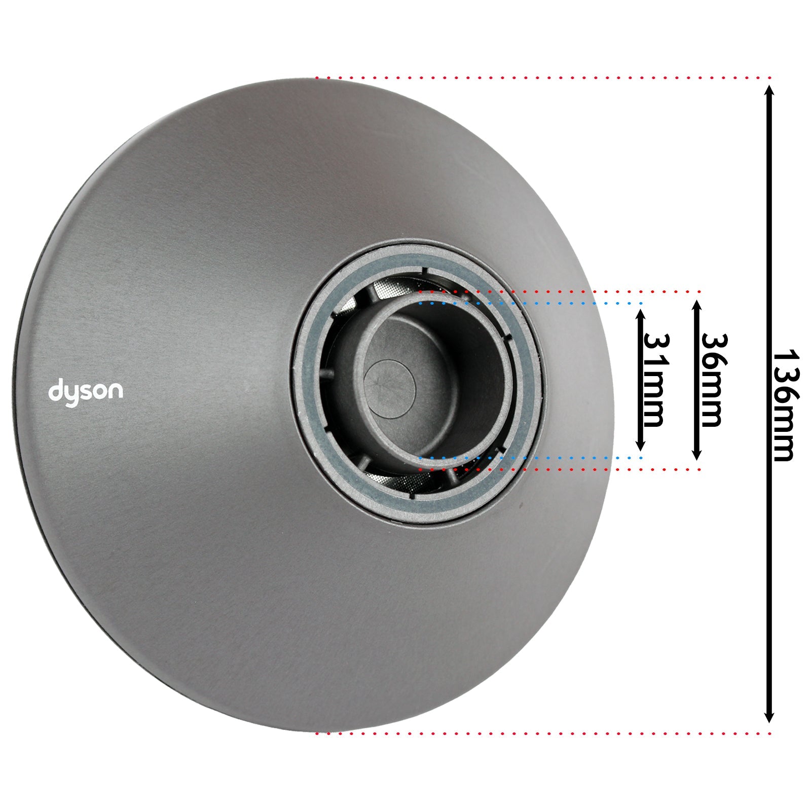 DYSON Supersonic™ Hair Dryer Diffuser + Non-Slip Heat Mat