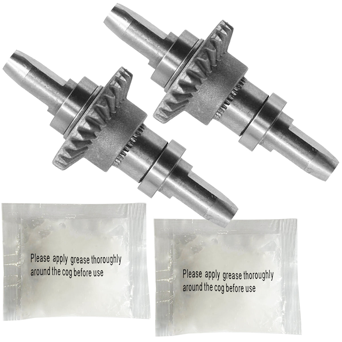 Drive Cog Shaft Spindle & Bearings