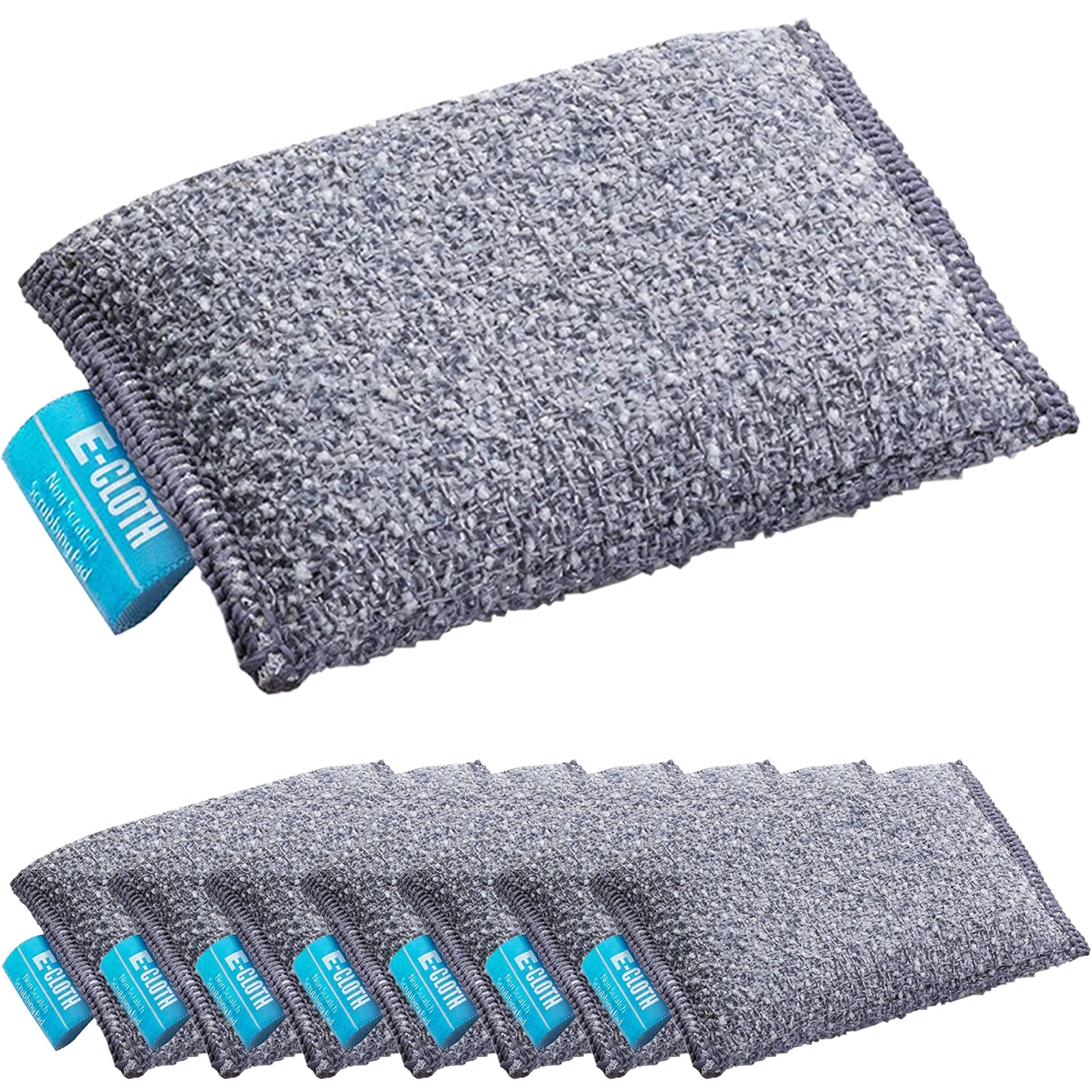 E-Cloth Non-Scratch Scrubbing Scouring Pads (Pack of 8)