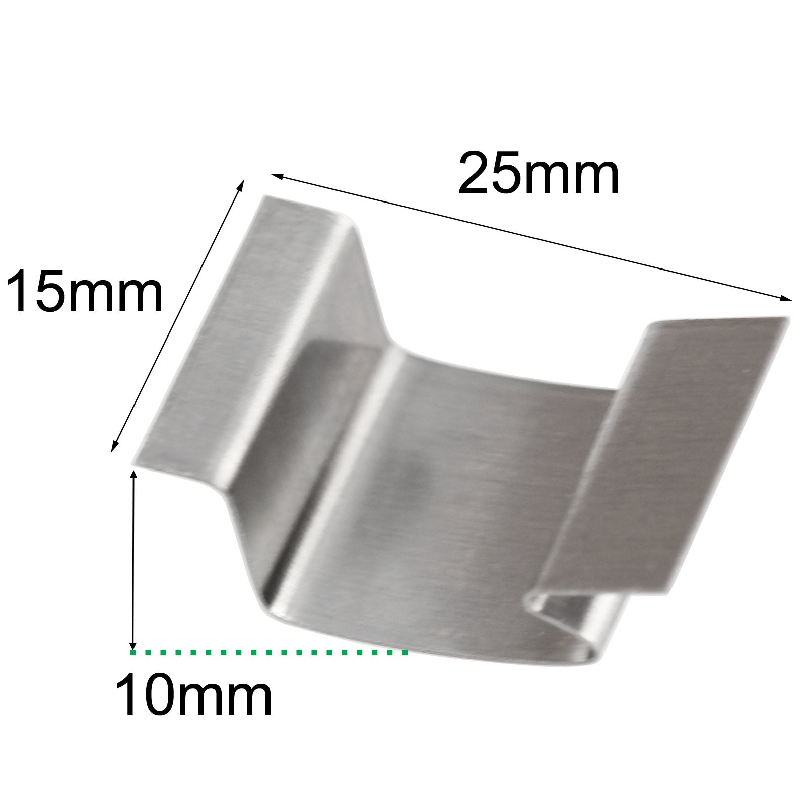 Greenhouse Clips Stainless Steel Glass Glazing Window Sprung Clips (Pack of 50)