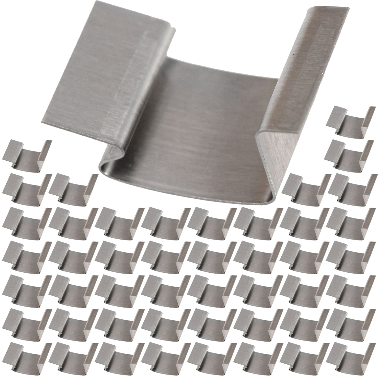 Greenhouse Clips Stainless Steel Glass Glazing Window Sprung Clips (Pack of 50)