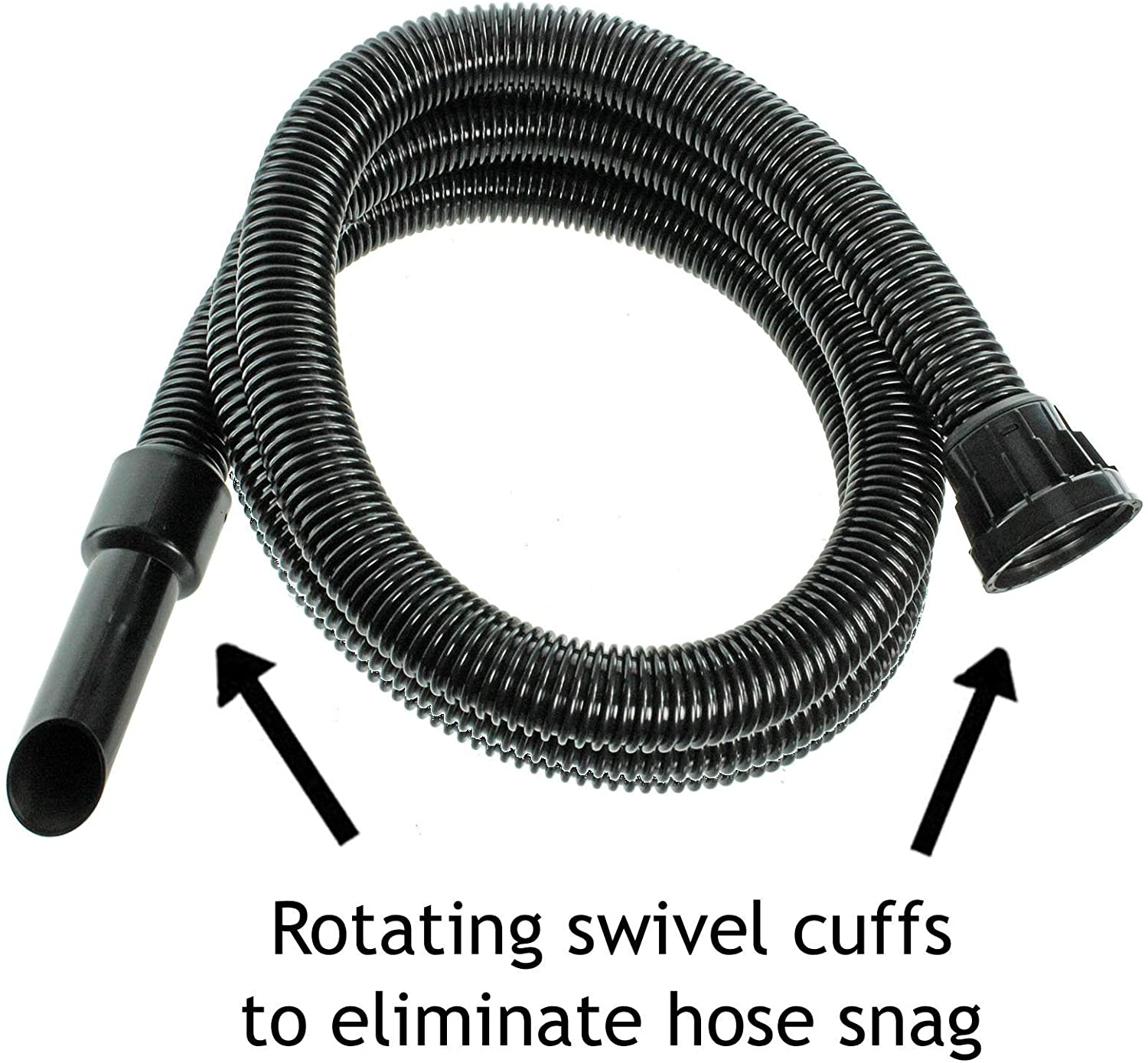 SPARES2GO Extra Long 32mm Hose for Numatic Henry Hetty Vacuum Cleaner (2.5m)