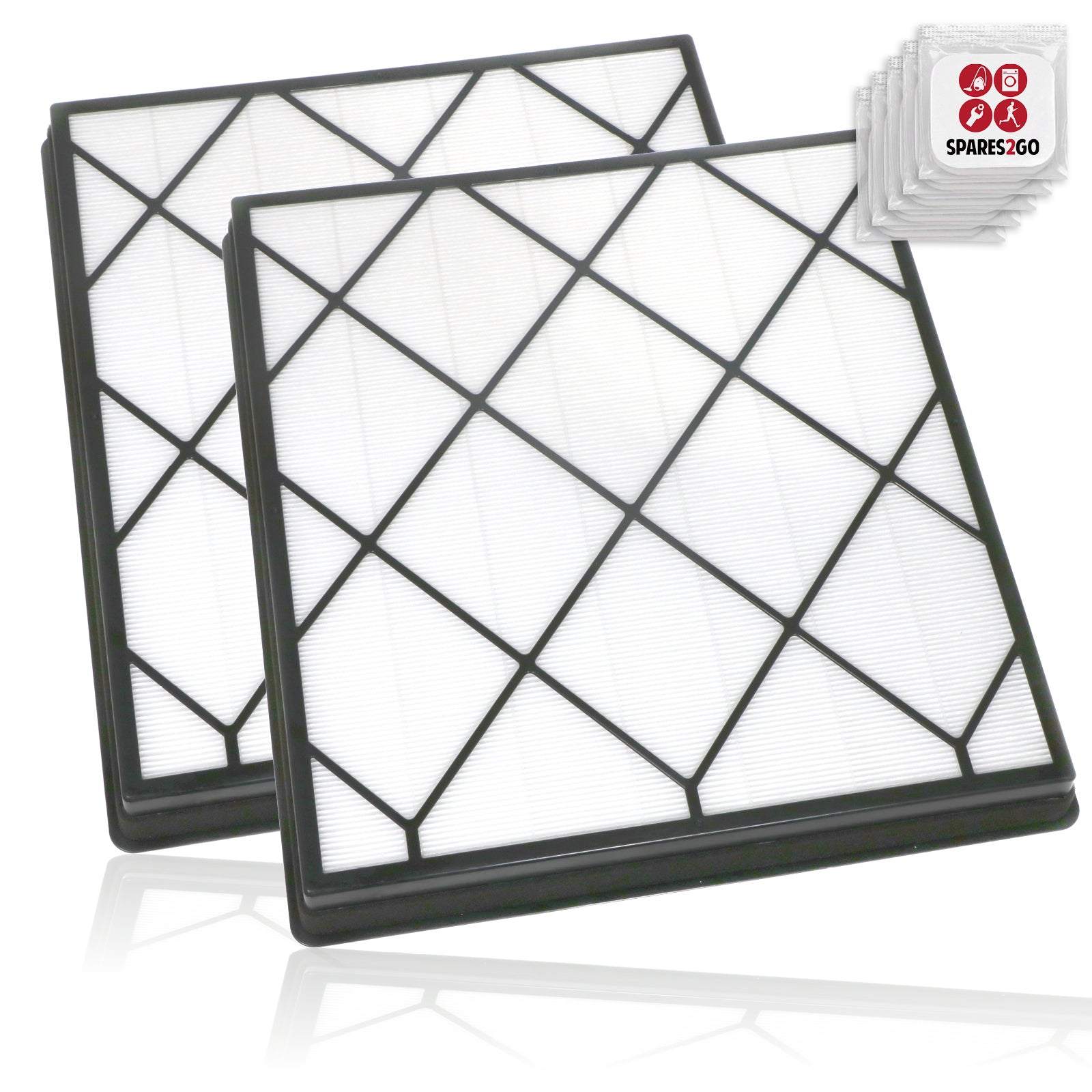 Purifier Filter for SHARK HE400UK Air Purifier 4 HEPA replacement x 2 + Fresheners