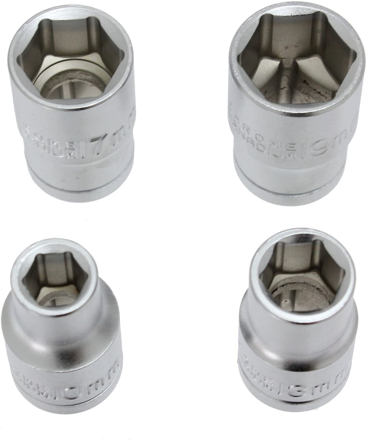 1/2" Drive Breaker Bar Wheel Balance Flexi Socket Head + 18" Tyre Iron + Socket Set (10mm, 13mm, 17mm & 19mm)