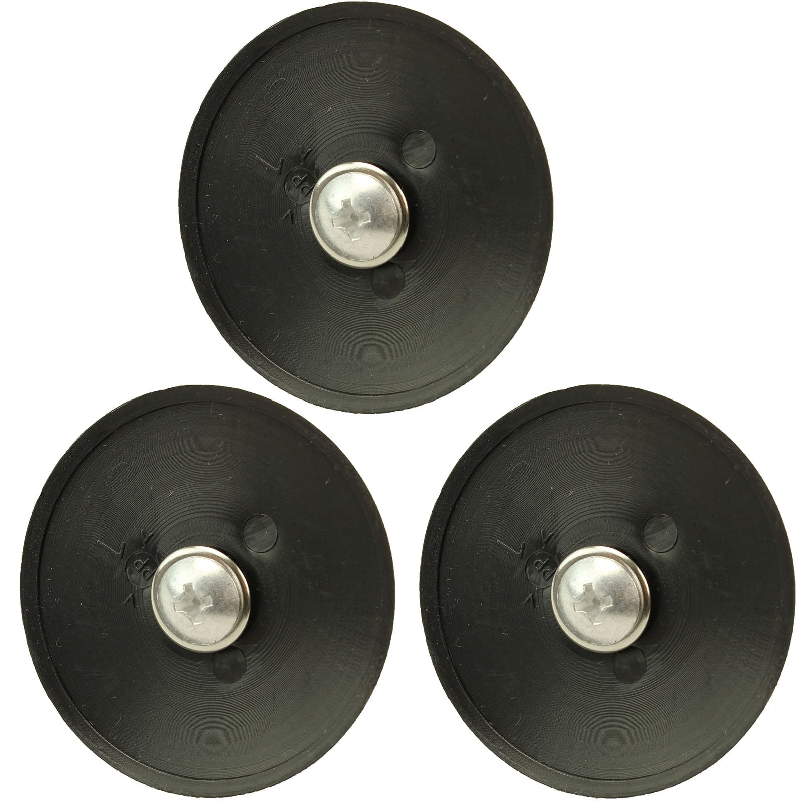 Round Universal Lid Knob x 3 for Slow Cooker Pot, Glass Saucepan - Heat Resistant Handle