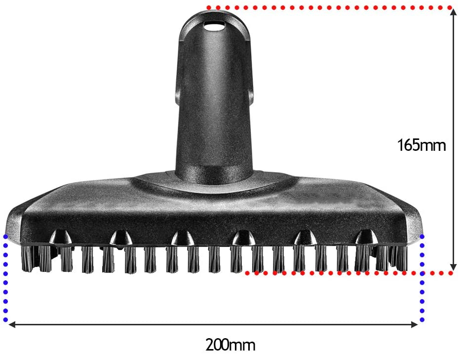 Brush Nozzle KARCHER SC1 Series Steam Cleaner + 4 Nylon Detail Nozzles