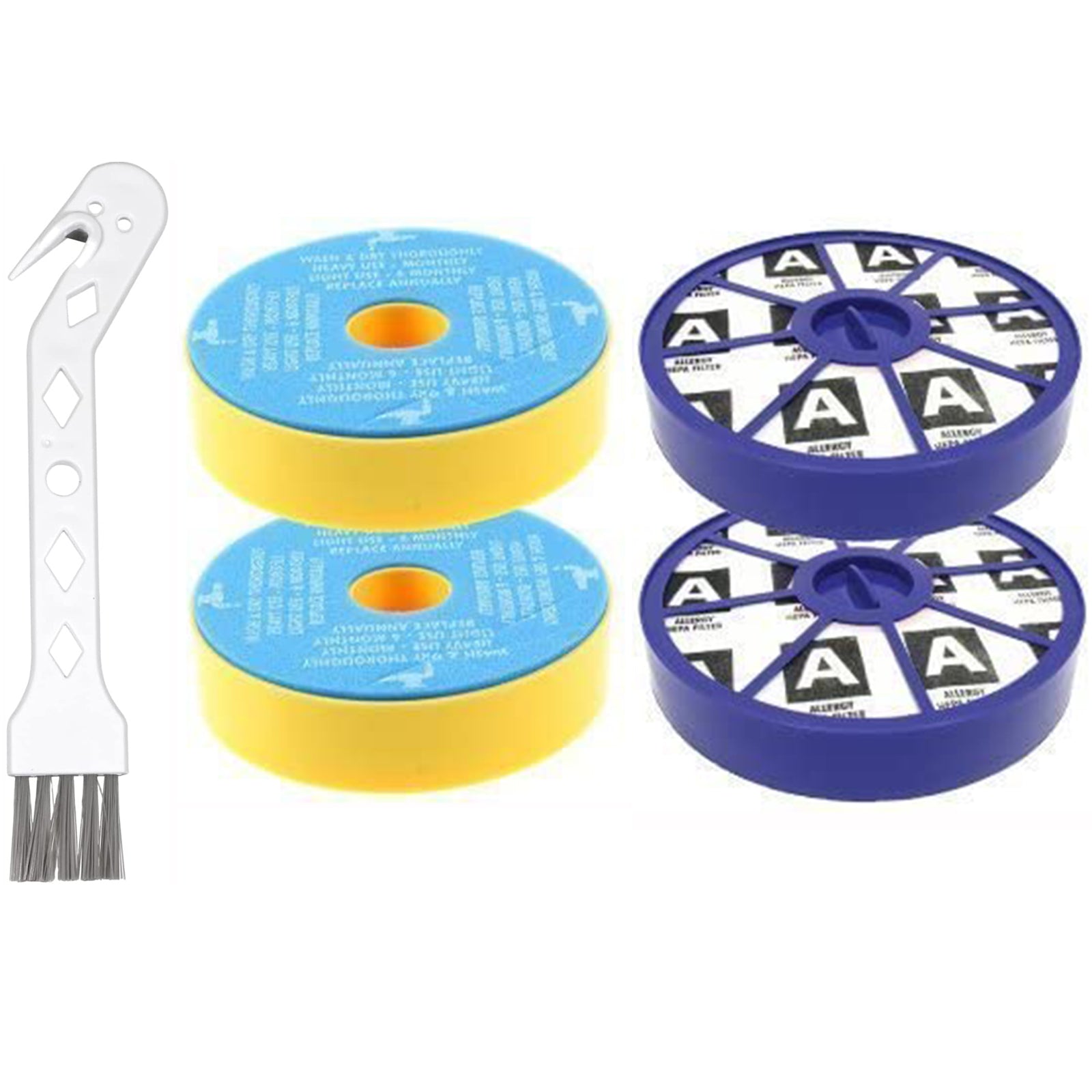 DC19 DC29 Filter Kit for Dyson Vacuum 4 Filters Washable Pre & Post Motor HEPA