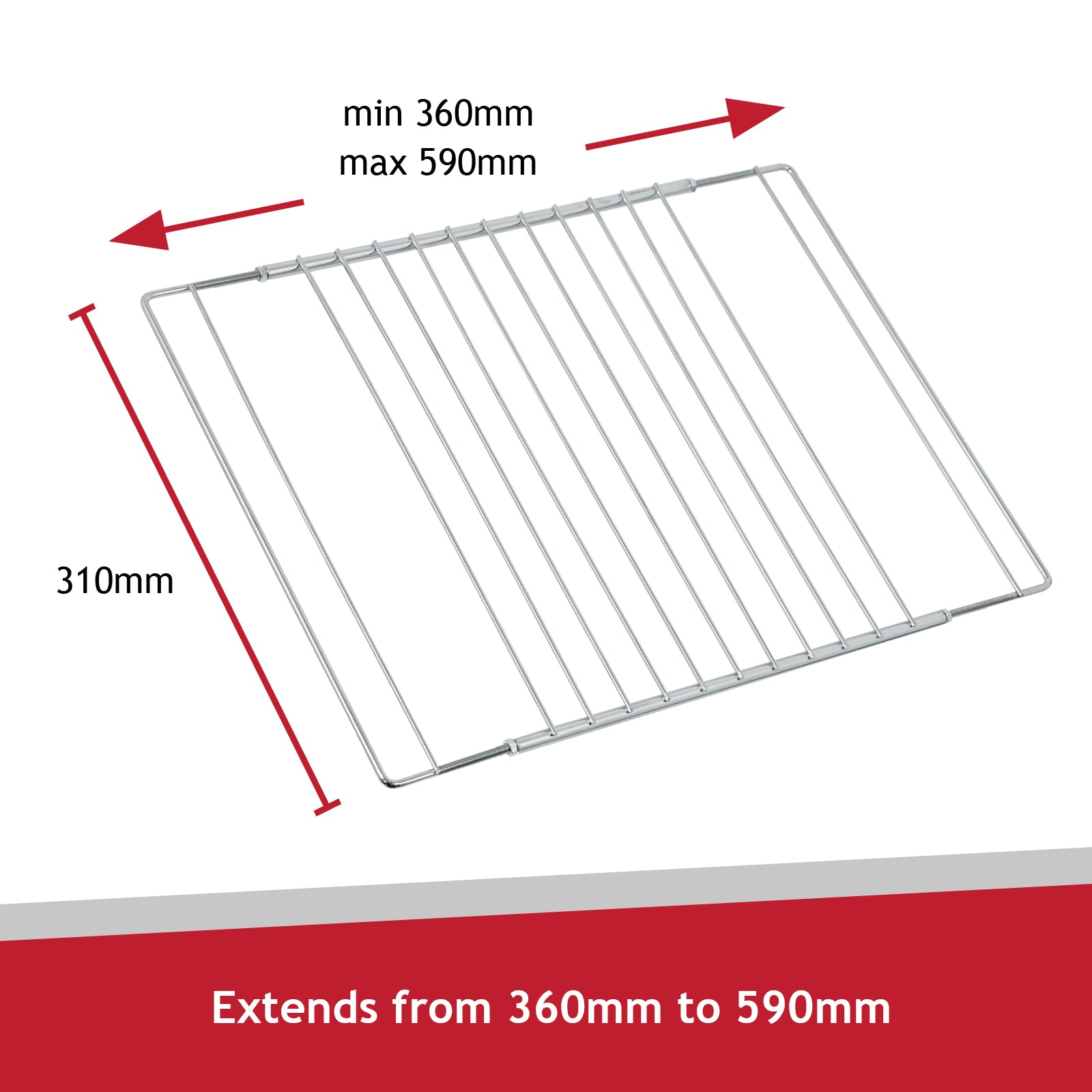 Oven Liner Adjustable Shelf UNIVERSAL Extendable Locking Rack + 2 x liners