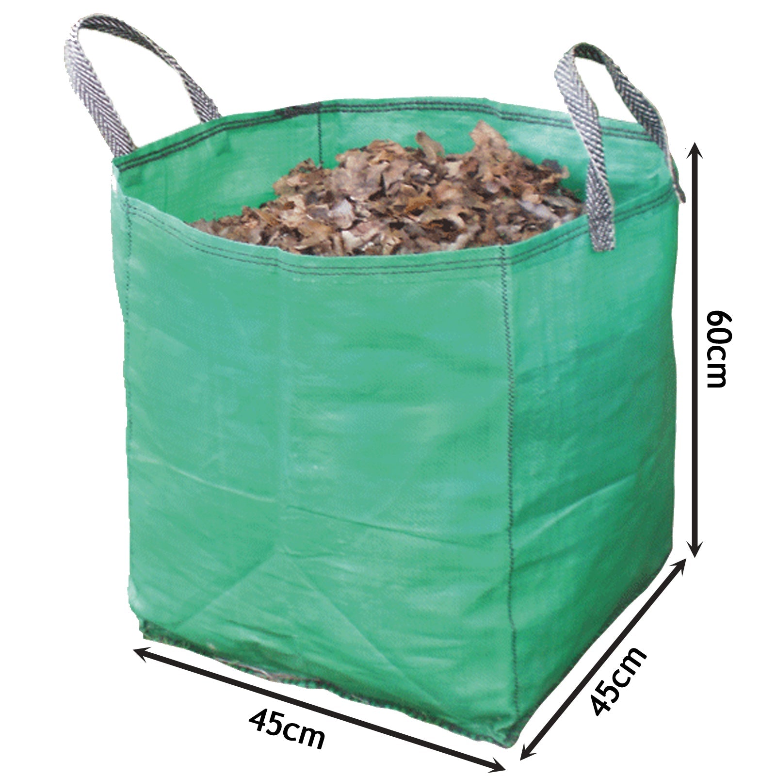 Gardening Leaf Leaves Log Branch Tree Removal Heavy Duty Sacks Woven Bag 120L x 4