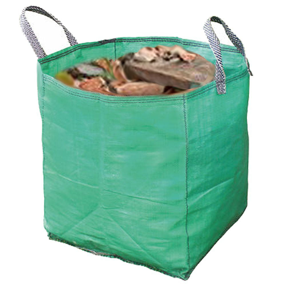 Large Garden Waste Recycling Tip Bags Heavy Duty Non Tear Woven Plastic Sack x 2