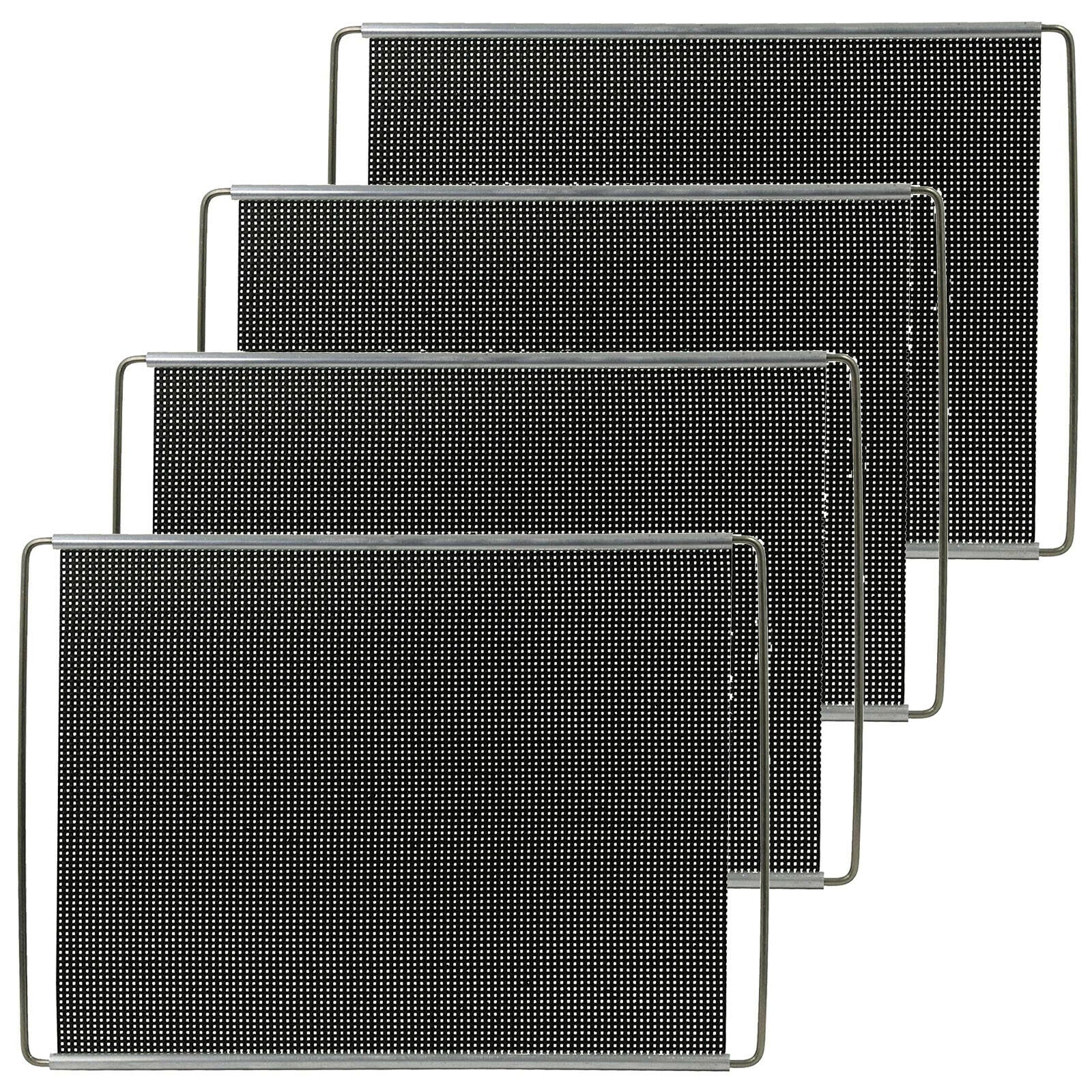 Oven Liner Shelf Adjustable UNIVERSAL Extendable Non Stick Baking Rack Tray - Pack of 4