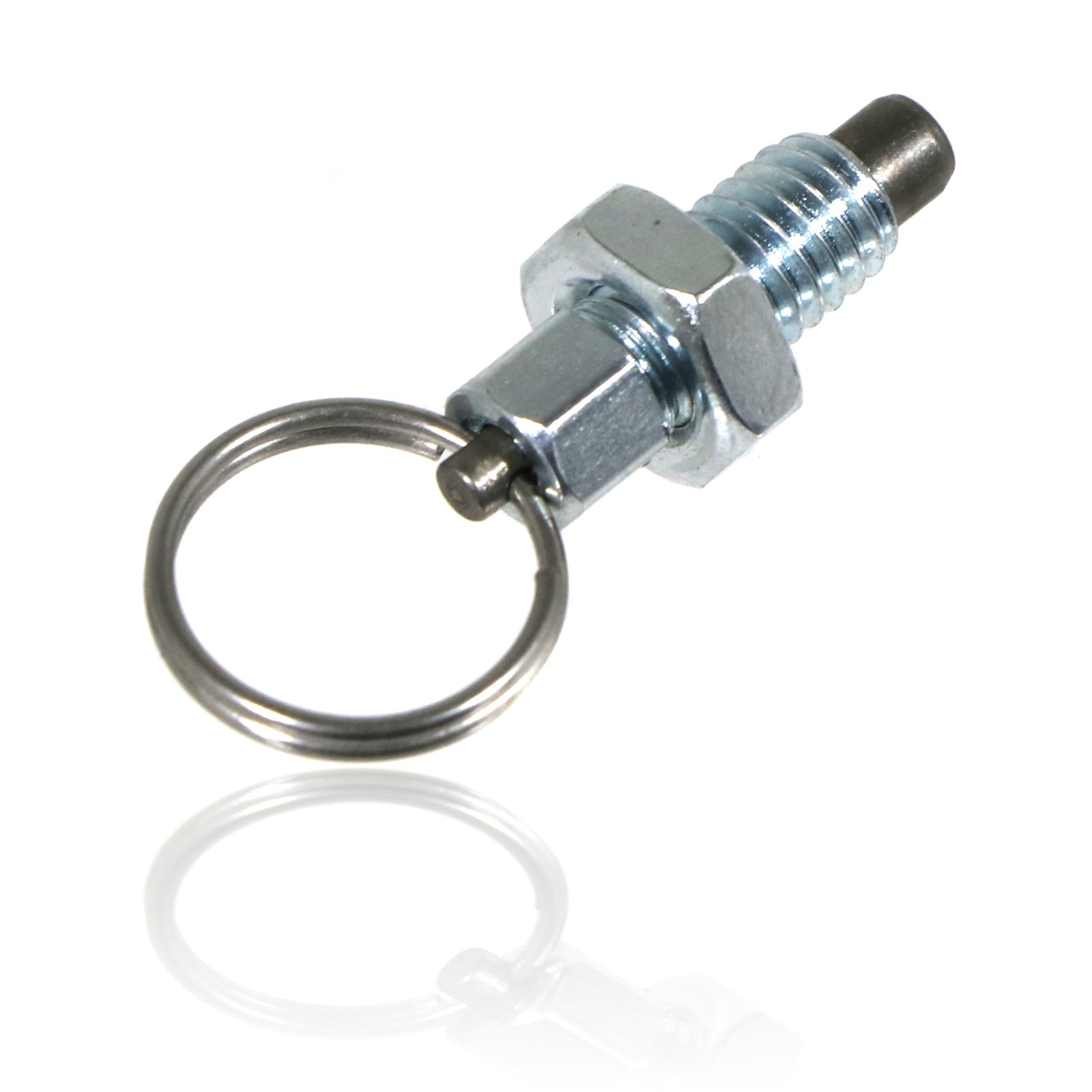 M6 index plunger spring pin ring pull retractable stainless steel 4mm