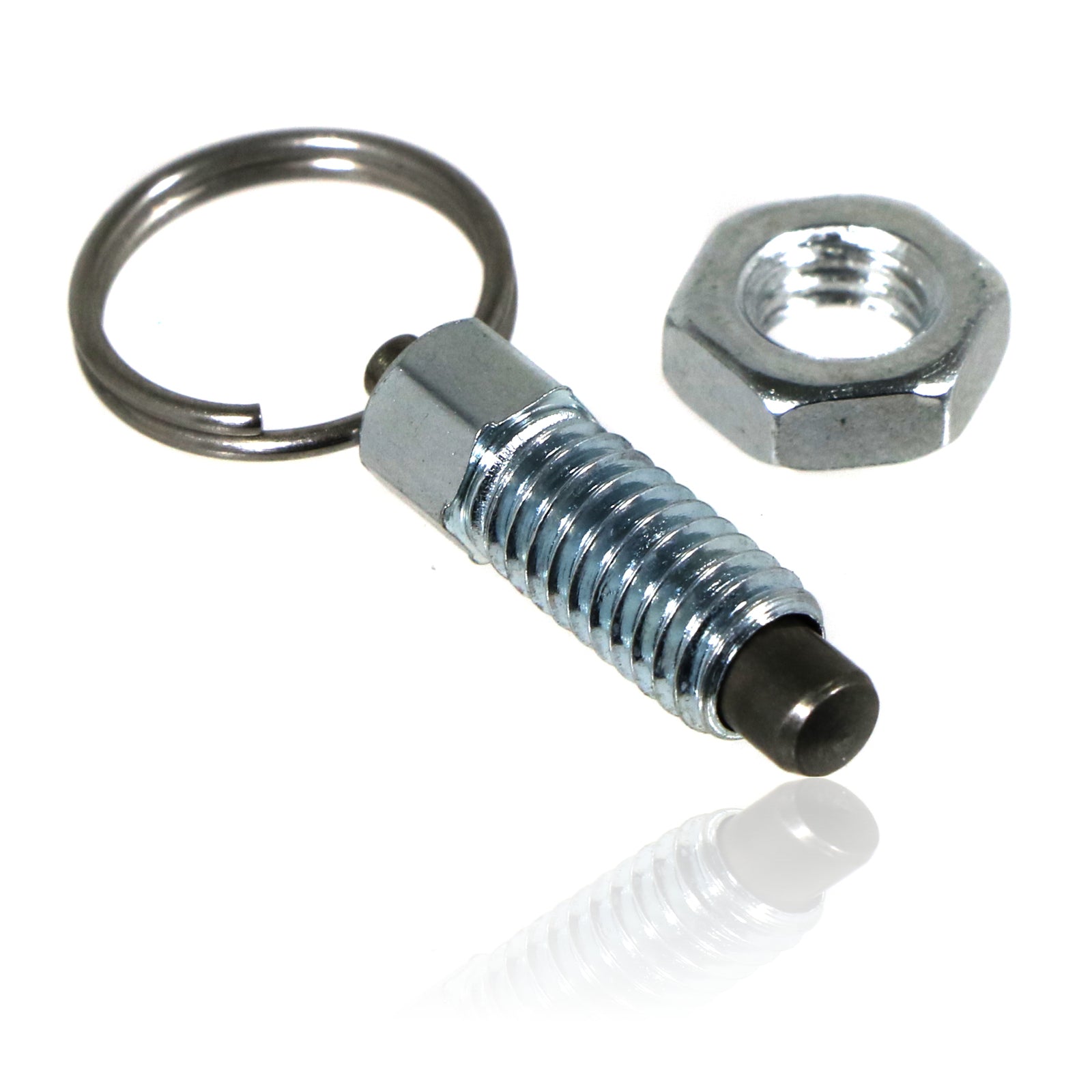 M6 index plunger spring pin ring pull retractable stainless steel 4mm