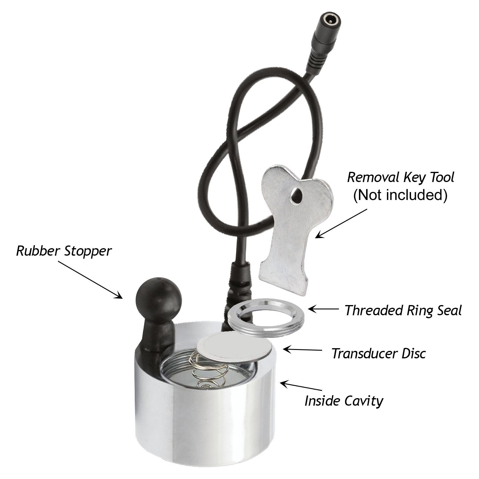 Glass Opti-Myst Heater Disk Transducer compatible with DIMPLEX Burbank Danville Oakhurst Electric Wall Fire