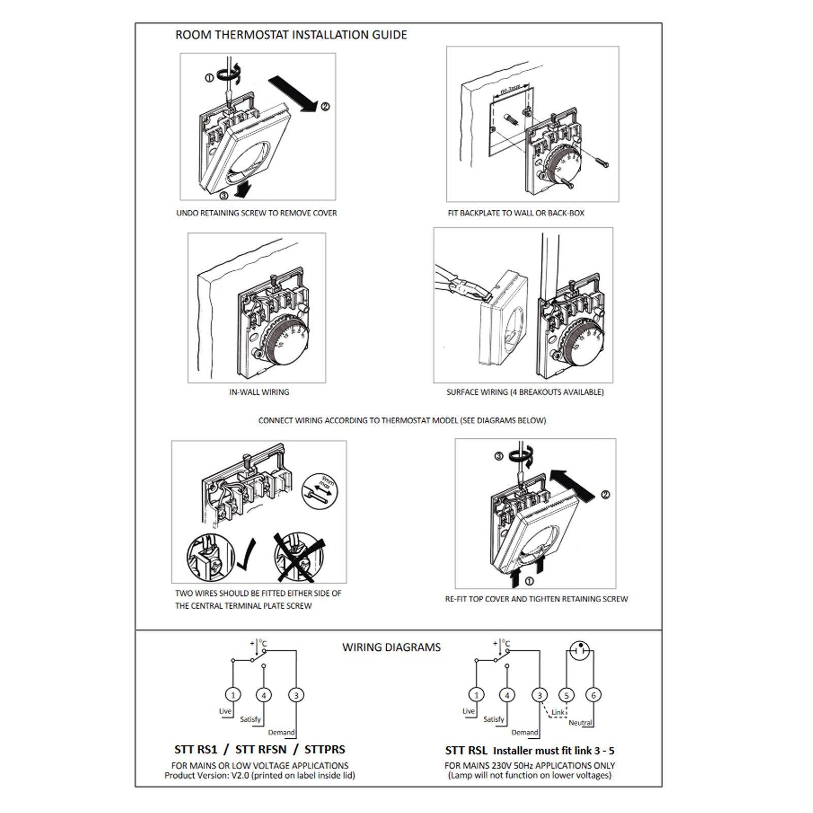TOWER Thermostat Tamper Proof Combi Boiler 10 - 30°C Temperature Switch Dial
