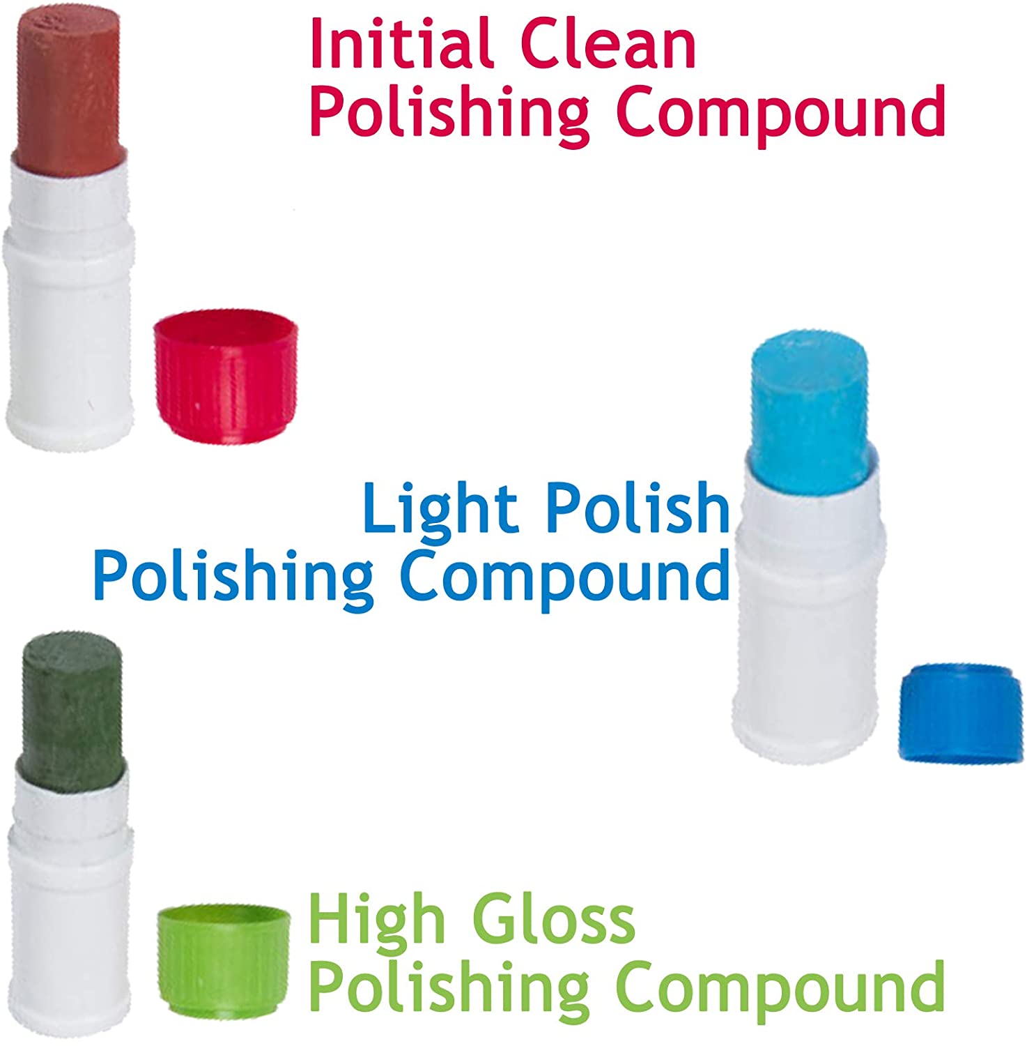 Metal Cleaning Polishing Buffing Wheel & Compound Polish Kit & Rust for Drill