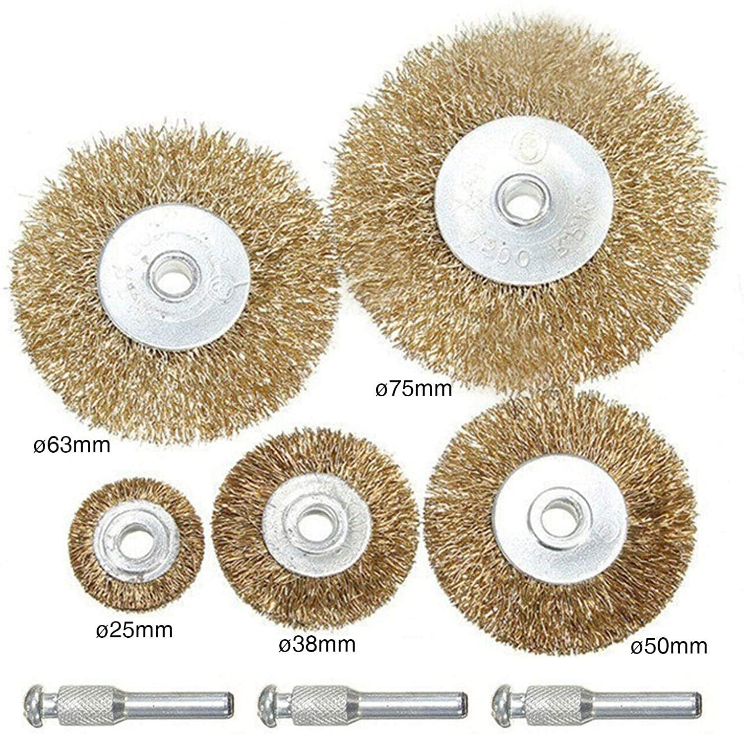 Metal Cleaning Polishing Buffing Wheel & Compound Polish Kit & Rust for Drill