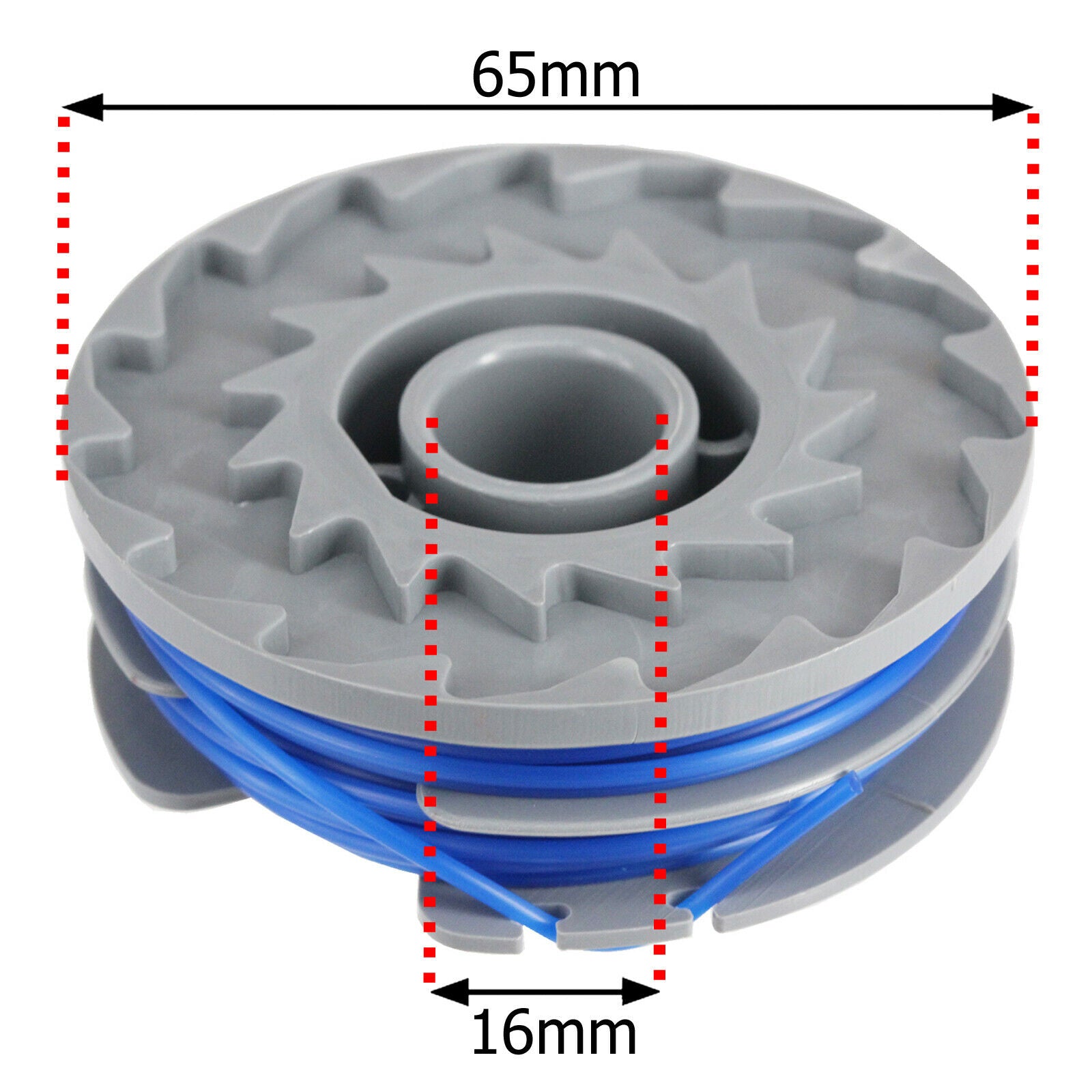 Spool Line + Cap for MACALLISTER GT2836 GT3037 MGTP600 Strimmer Trimmer