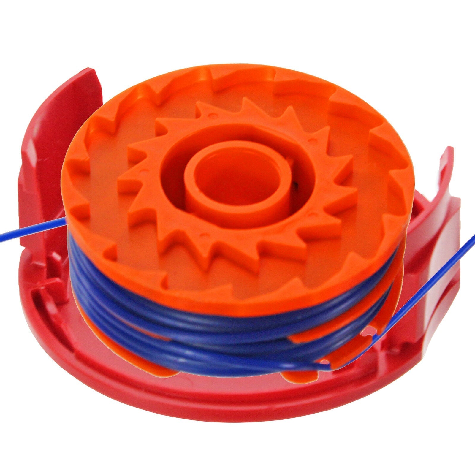 Dual Strimmer Line Spool Head Base Cover Cap for QUALCAST GT25 GGT3503 GGT350A1 x 2
