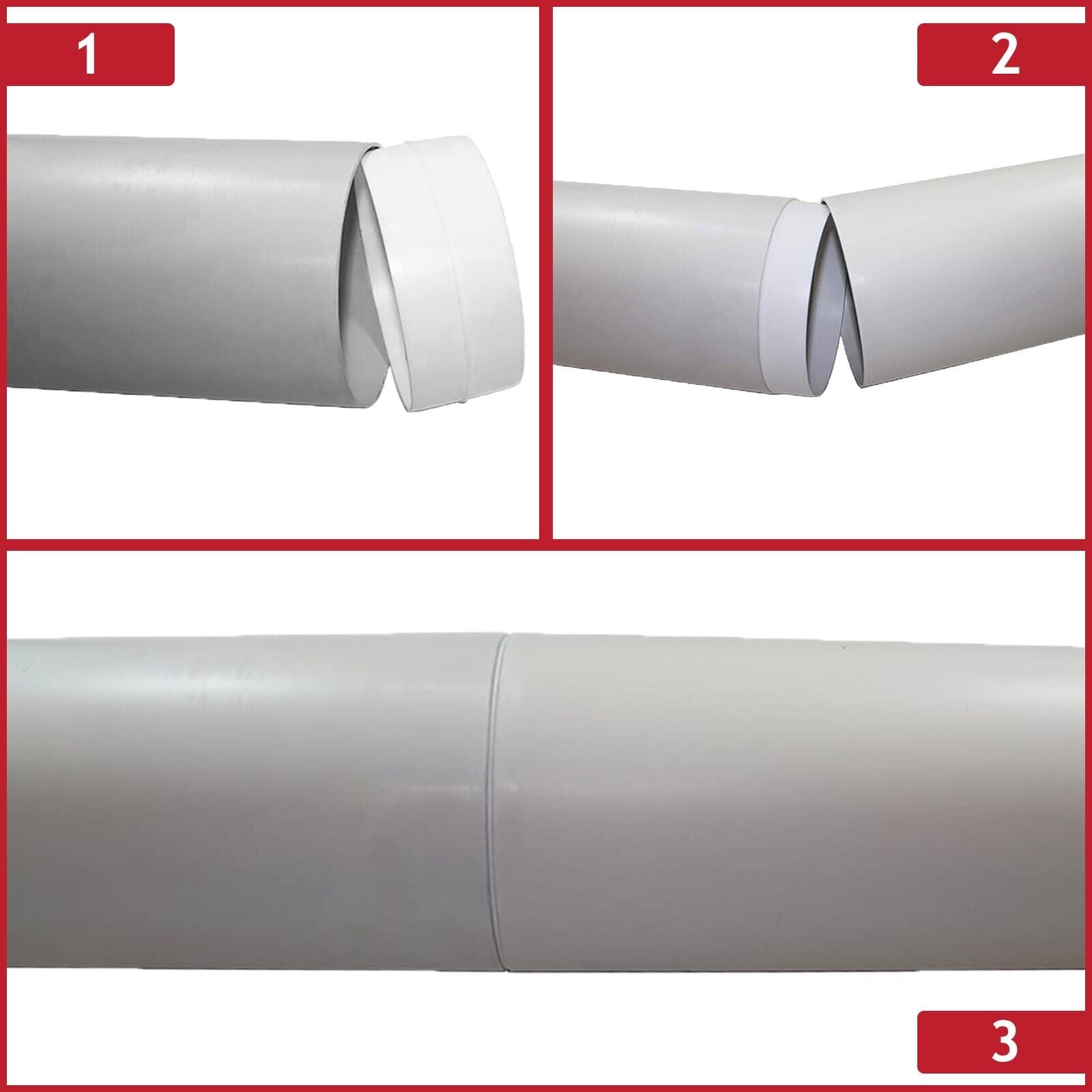 Universal Tumble Dryer Non Return Flap Vent Duct Valve Connector (4" / 100mm)