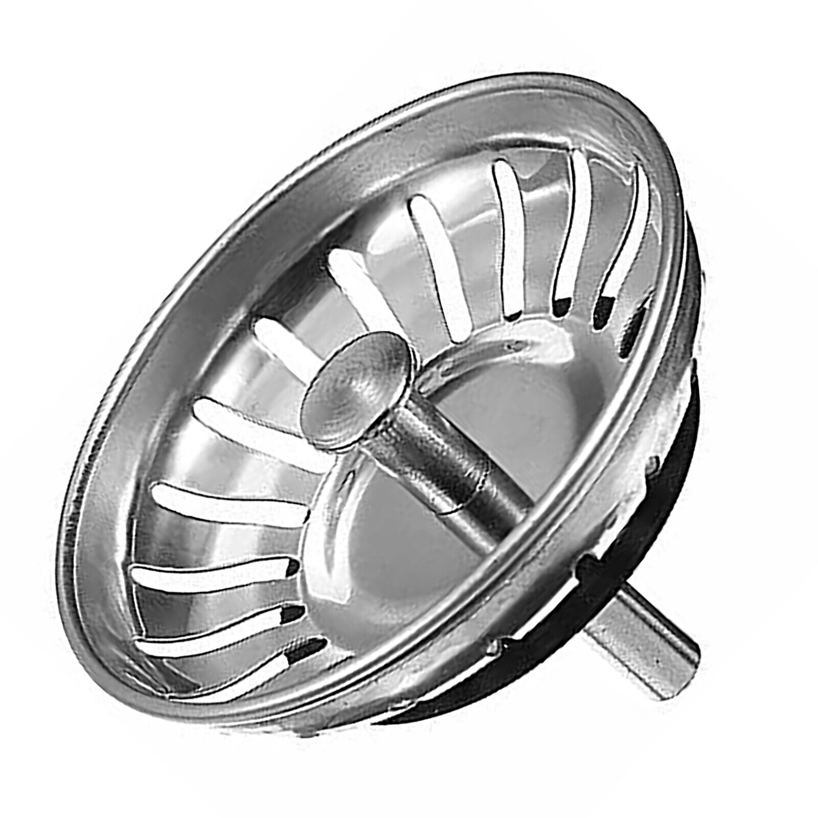 Kitchen Sink Waste Strainer Plug Bath Drain Stopper Basket Filter Rubber Seal