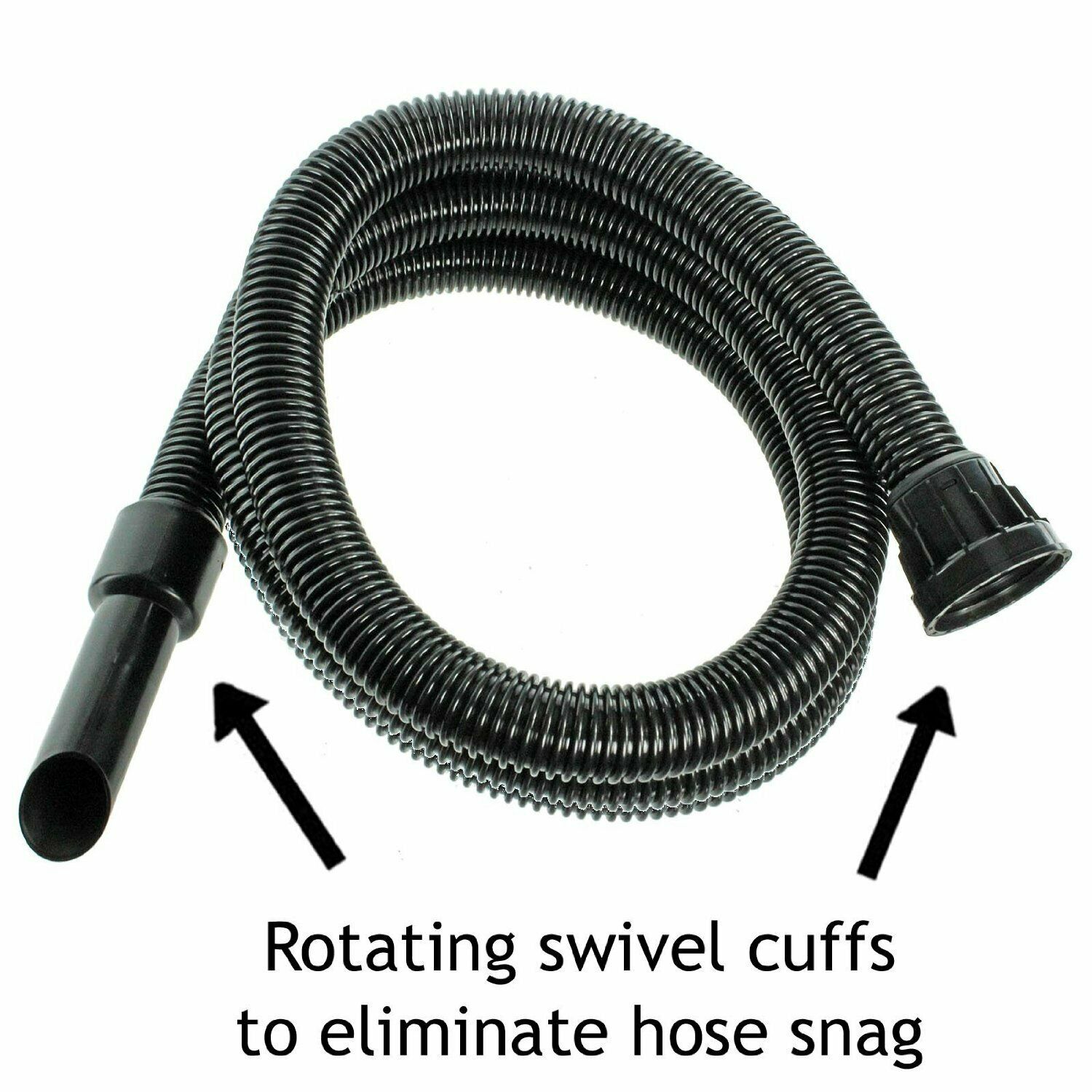 SPARES2GO 2.5m Hose + Tool Kit for Numatic Henry George James Harry Vacuum Cleaner + Neck Adapter Ring (Red)